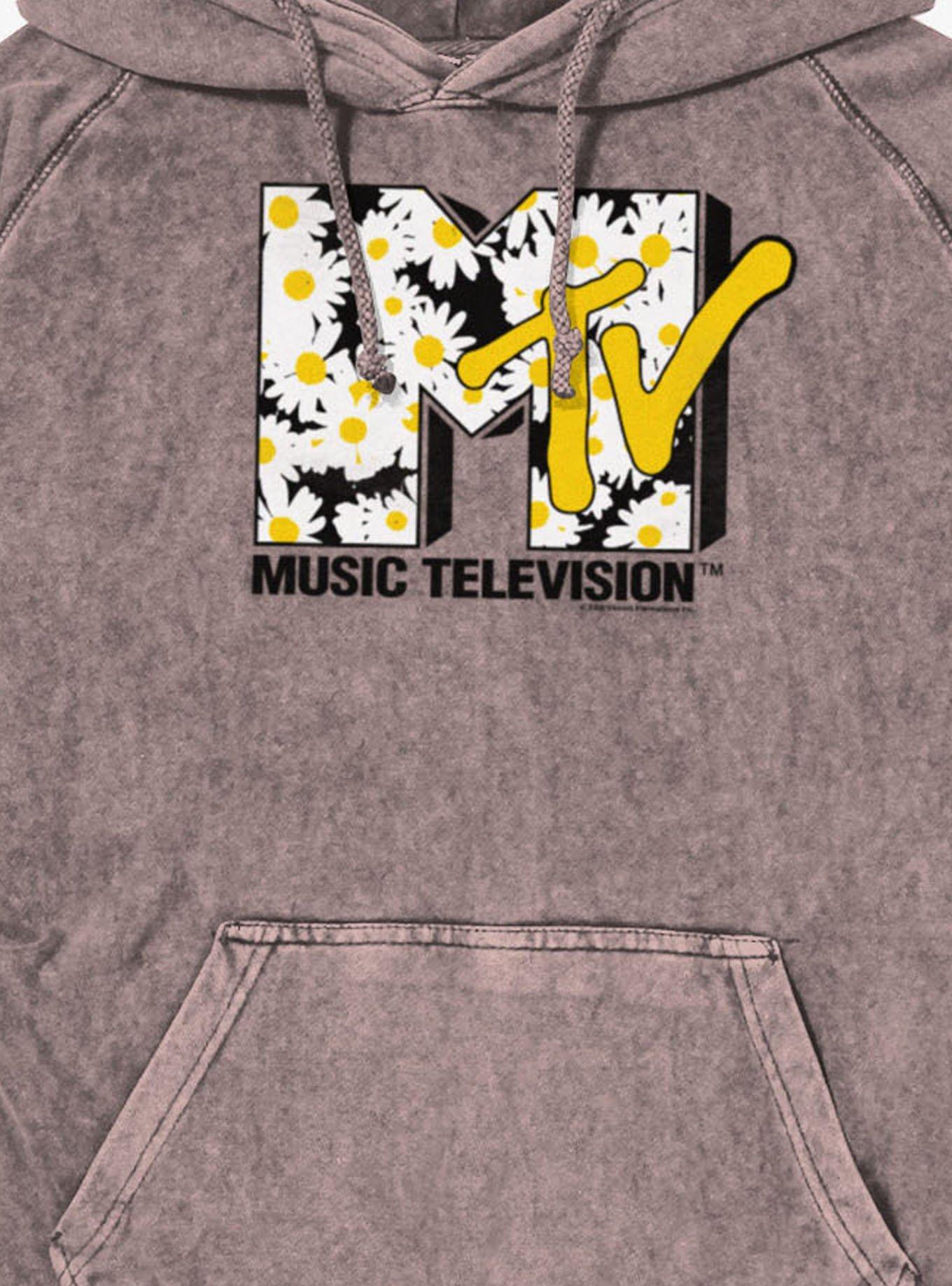 MTV Daisy Flower Fill Logo Hoodie, , hi-res