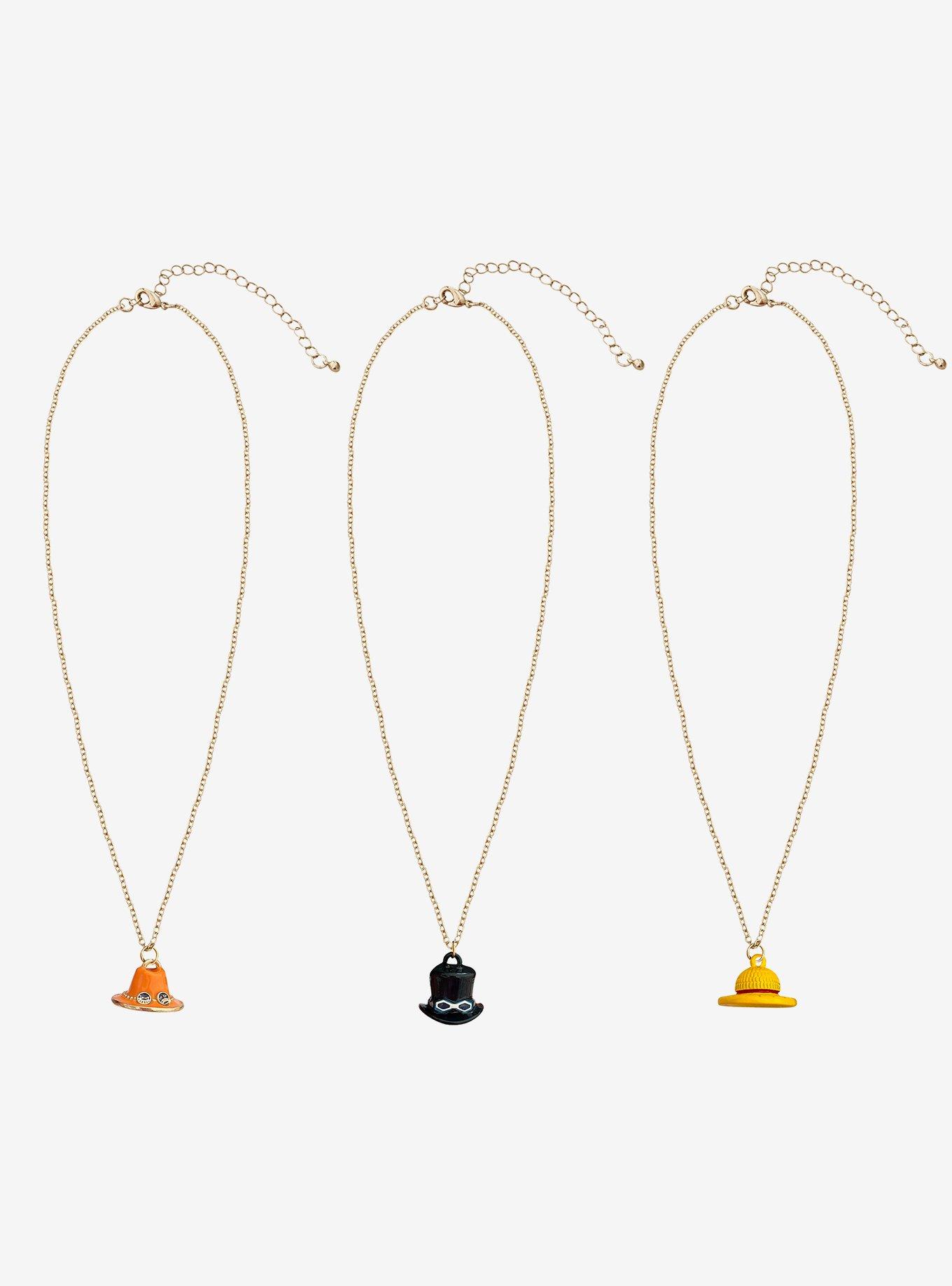 One Piece Hat Necklace Set, , alternate - view 2