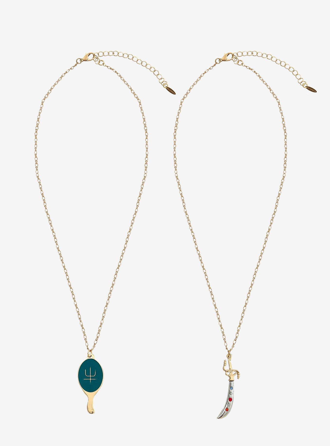 Pretty Guardian Sailor Moon Neptune & Uranus Best Friend Necklace Set, , alternate - view 3