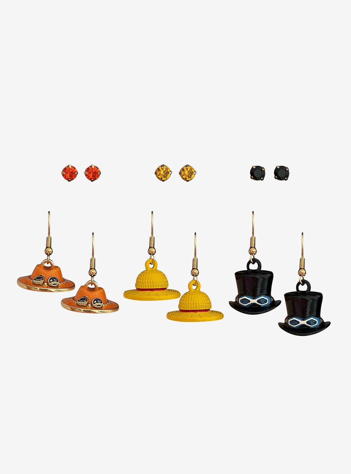 One Piece Hat Earring Set, , alternate - view 2