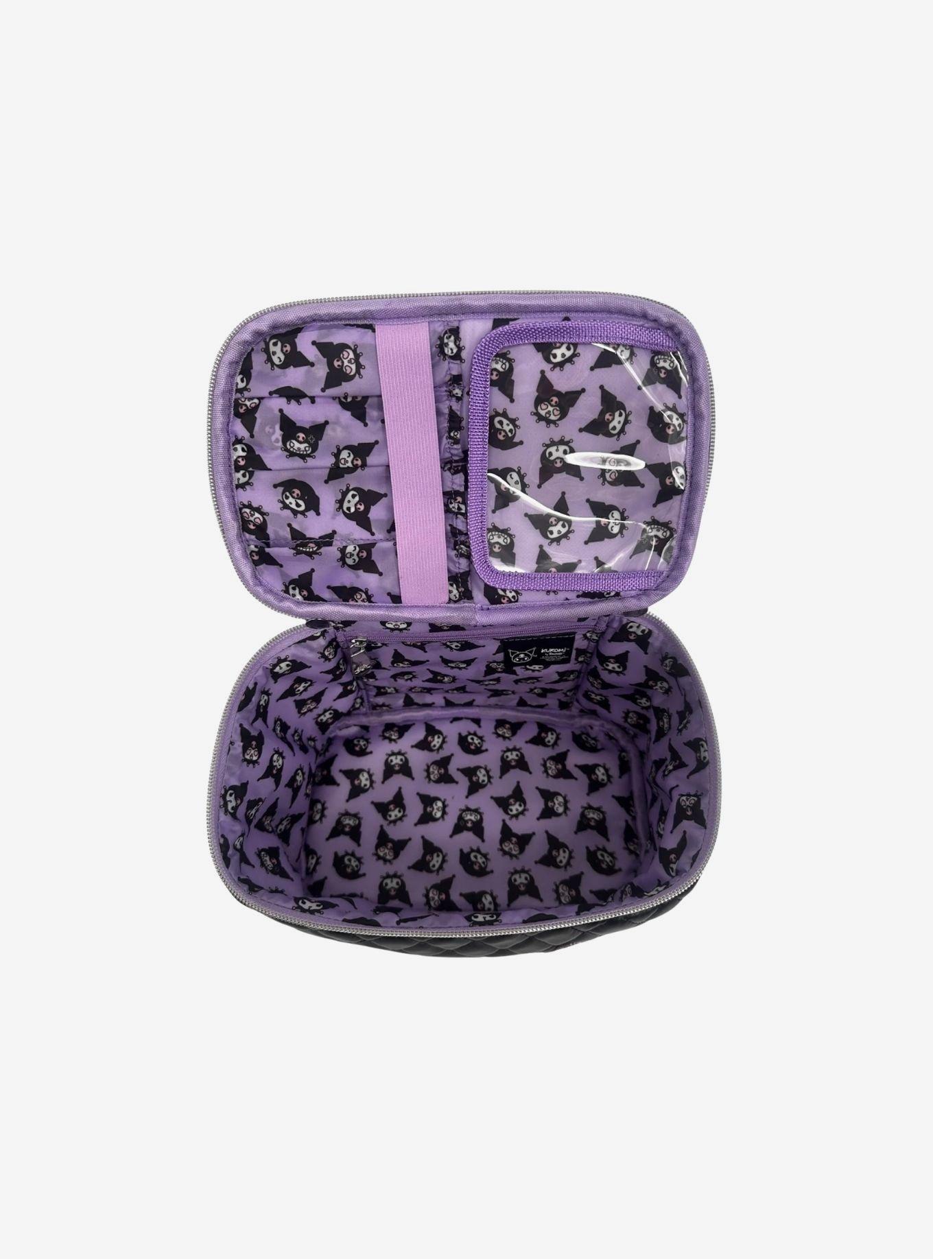 Kuromi Quilted Train Case, , hi-res