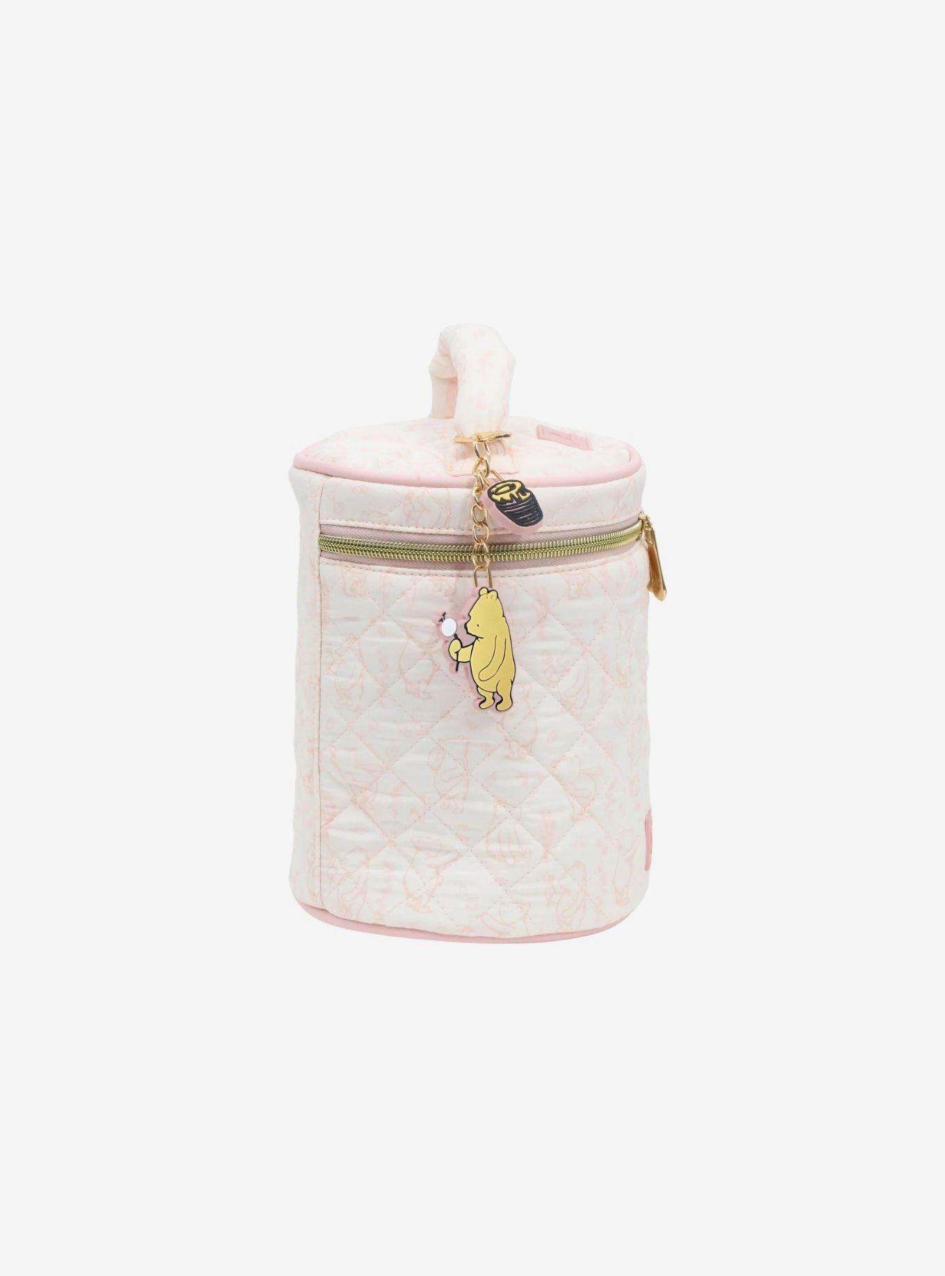 Disney Winnie The Pooh Classic Quilted Round Cosmetic Bag, , alternate - view 3