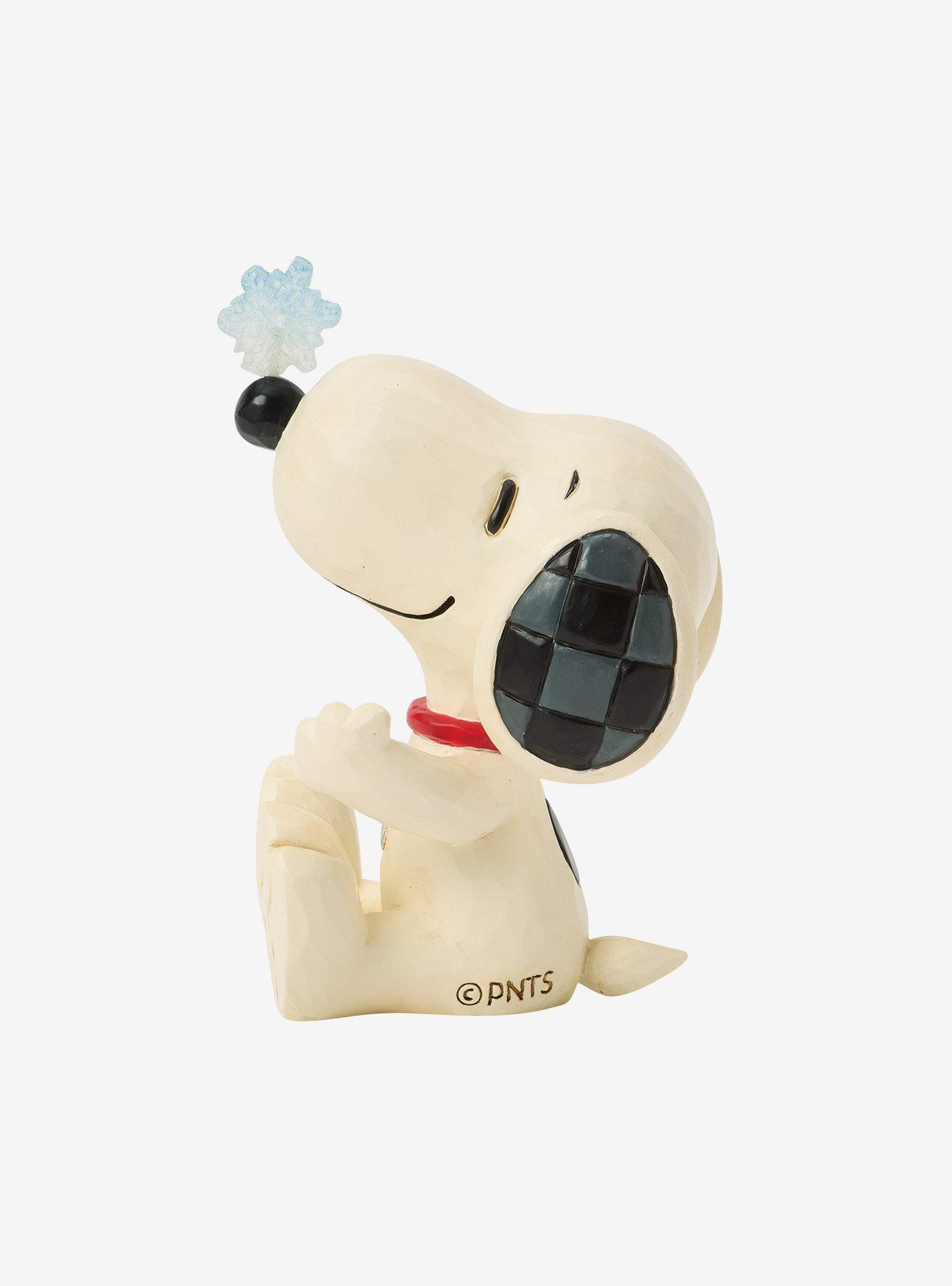 Jim Shore Peanuts Snoopy Snowflake on Nose Mini Figurine, , alternate - view 5