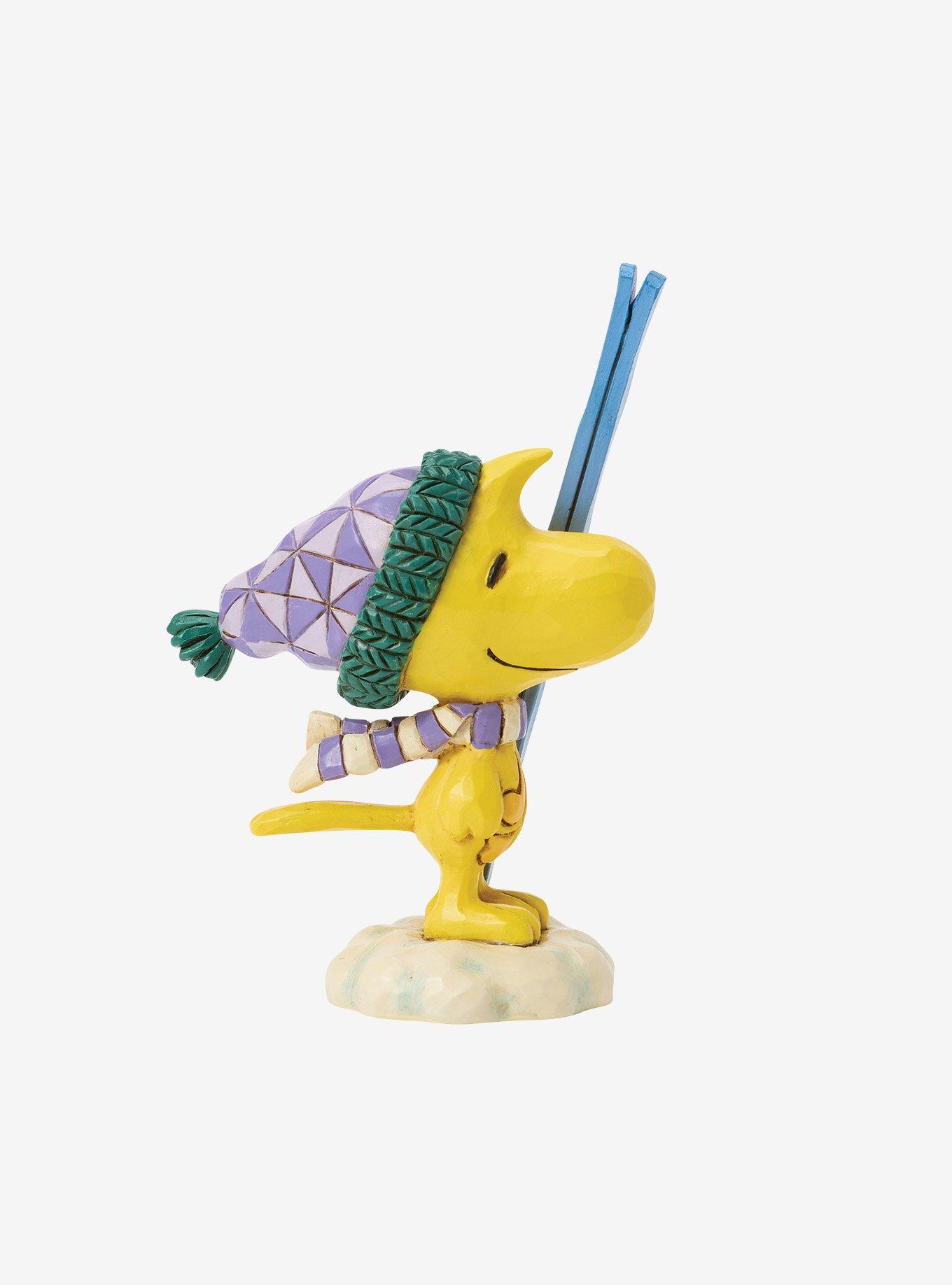 Jim Shore Peanuts Woodstock with Skis Mini Figurine, , hi-res
