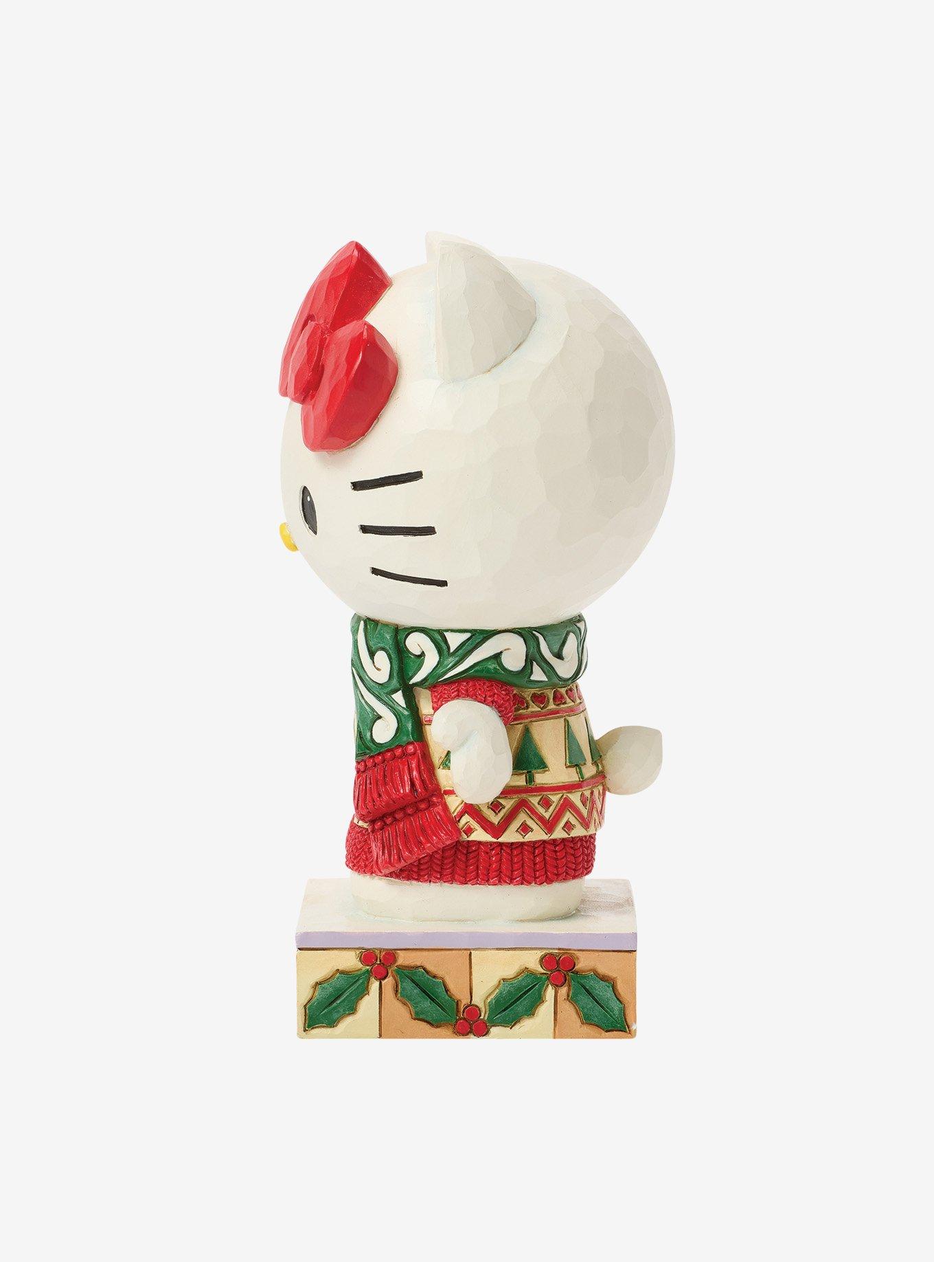 Jim Shore Sanrio Hello Kitty Knit Scarf Figurine, , hi-res