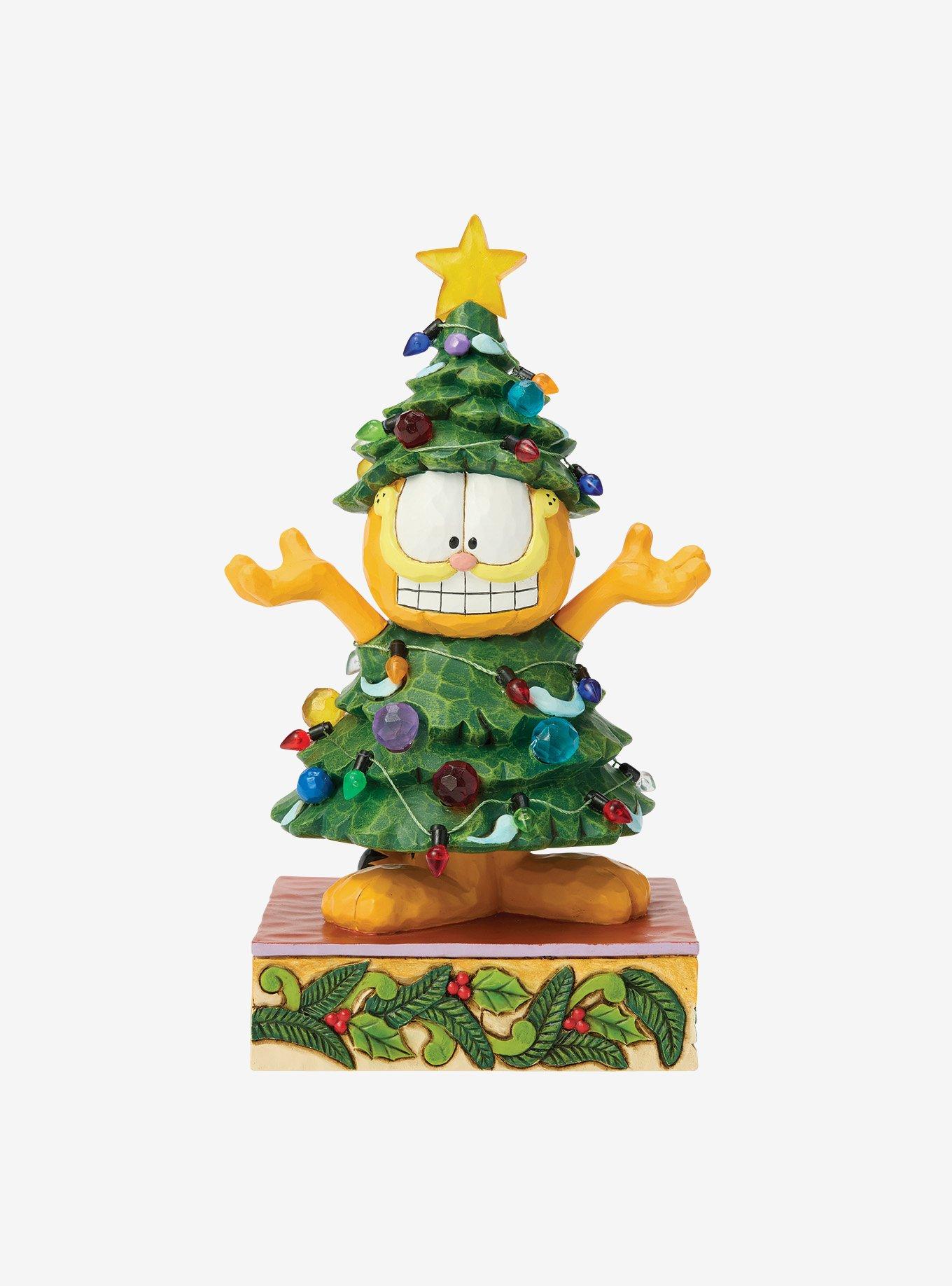 Jim Shore Garfield Garfield LED Dressed Christmas Figurine, , hi-res