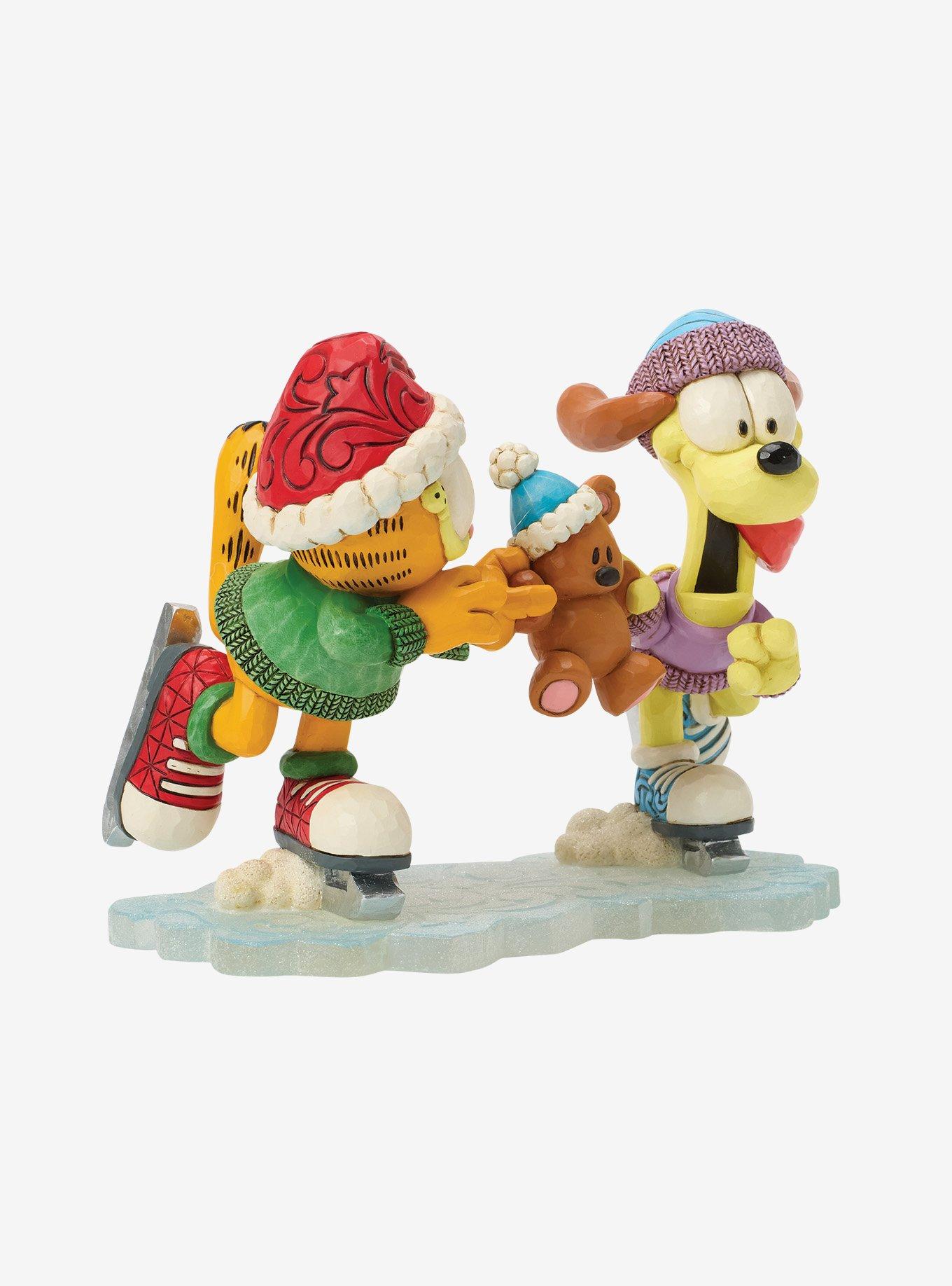 Jim Shore Garfield Garfield Odie Pooky Skating Figurine, , hi-res