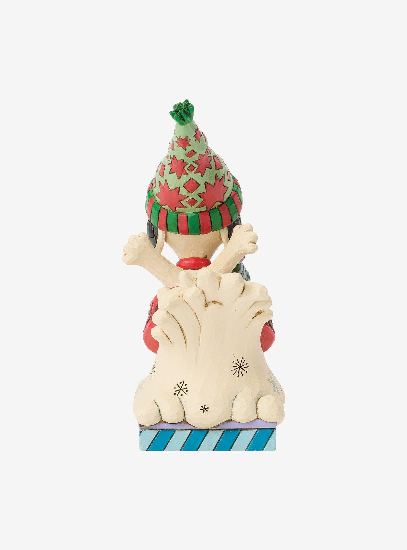 Jim Shore Peanuts Snoopy Woodstock Dog Bowl Sled Figurine, , alternate - view 3