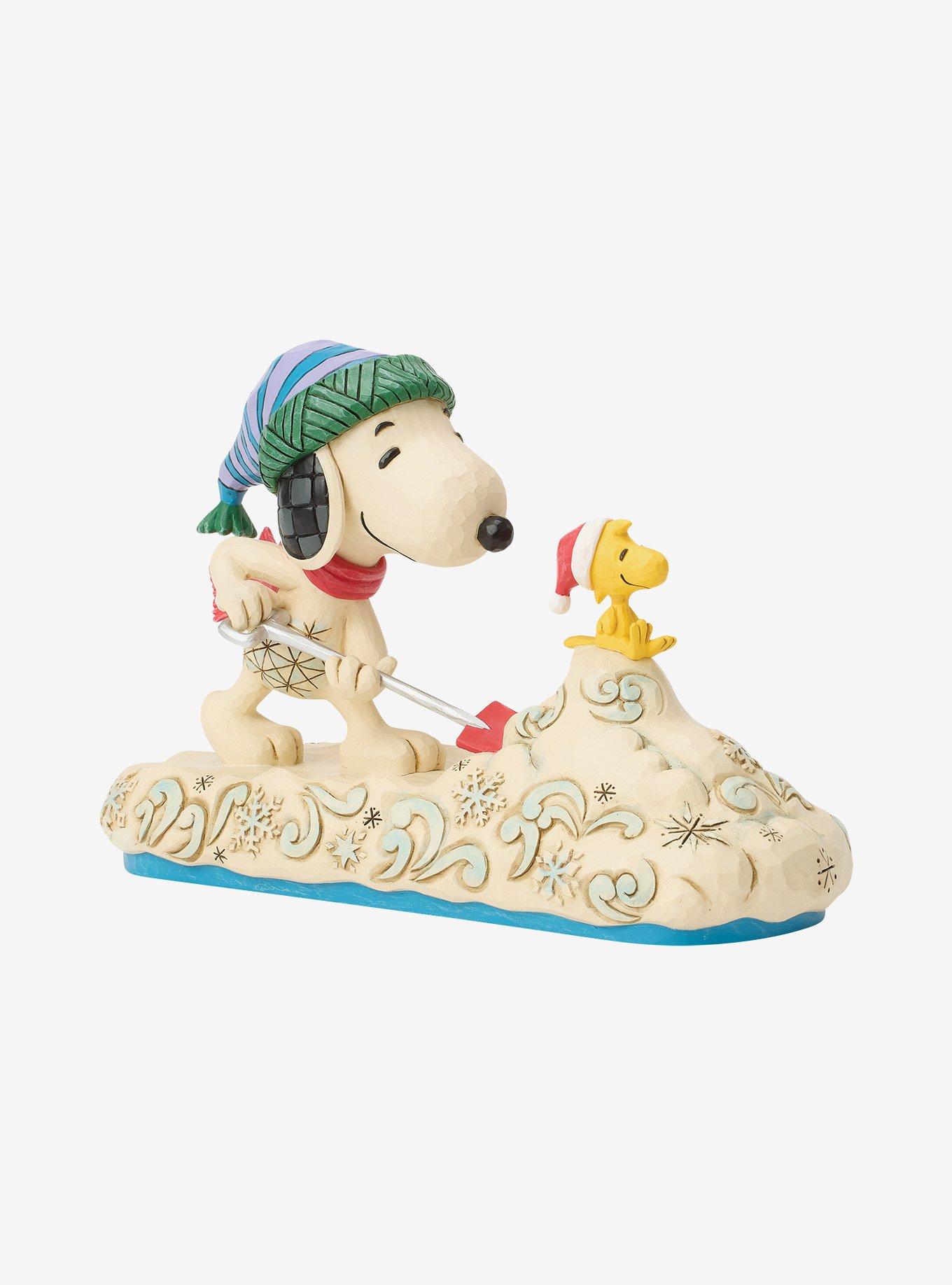 Jim Shore Peanuts Snoopy Shoveling Snow Figurine, , alternate - view 3