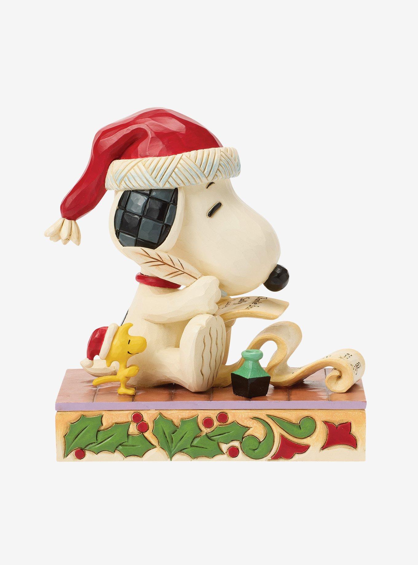 Jim Shore Peanuts Snoopy Christmas List Figurine, , hi-res