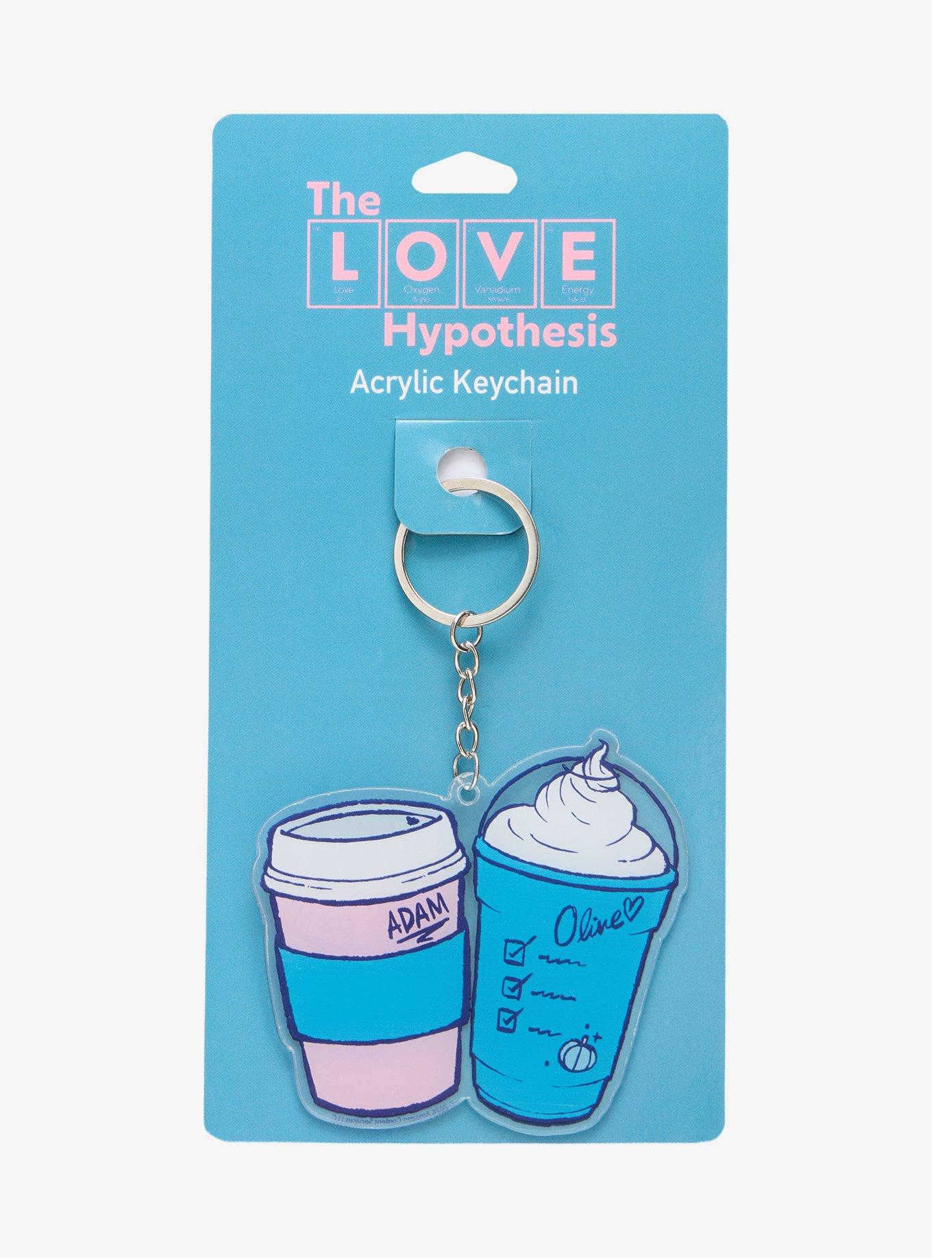 The Love Hypothesis Drinks Acrylic Keychain, , alternate - view 3