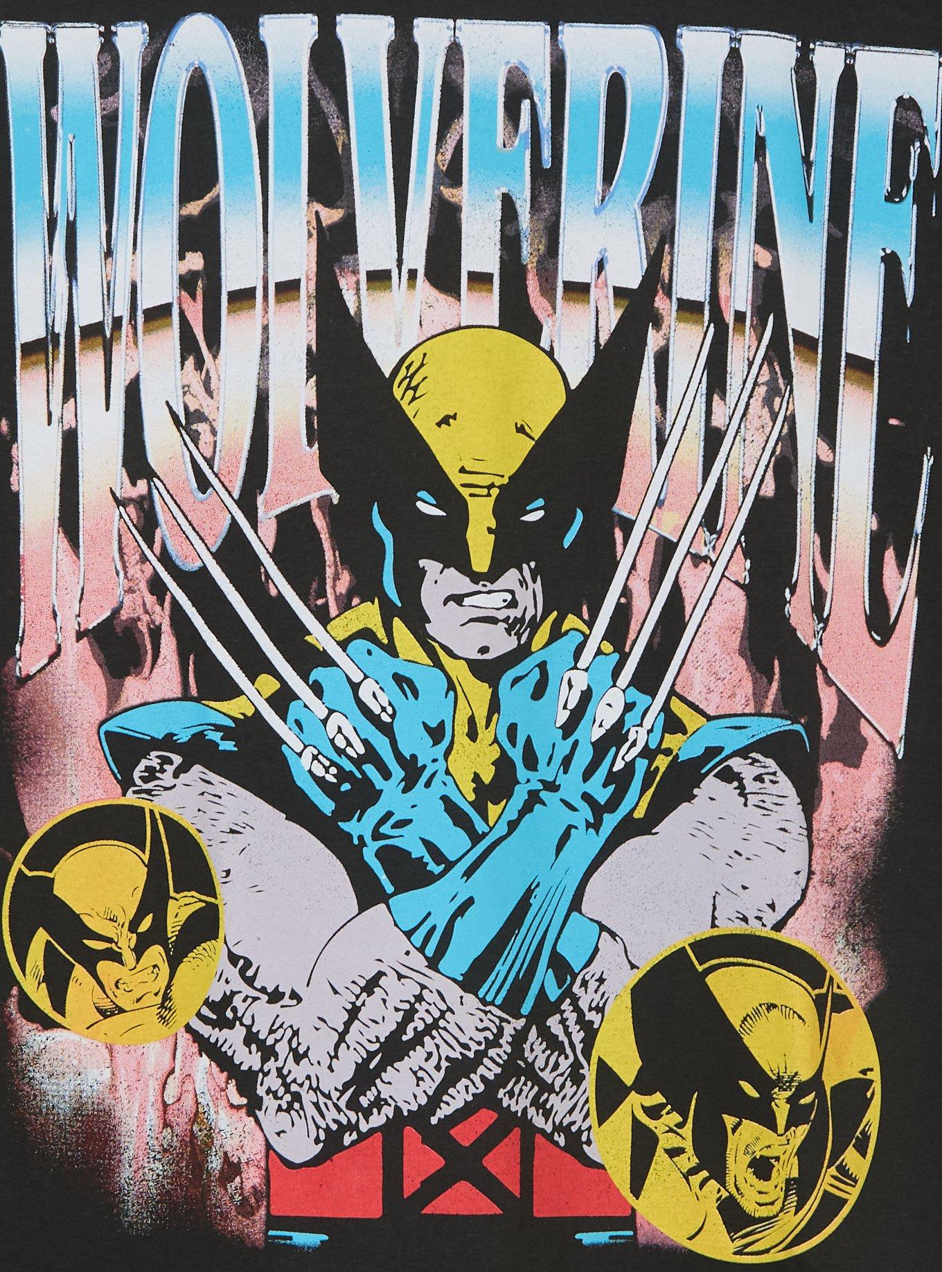 Marvel X-Men Wolverine Chrome Text T-Shirt - BoxLunch Exclusive