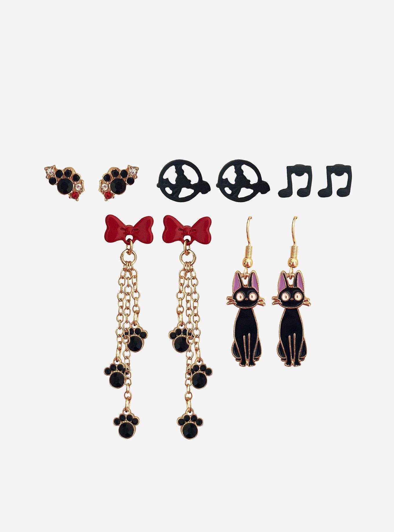 Studio Ghibli&reg; Kiki's Delivery Service Jiji Earring Set, , alternate - view 2