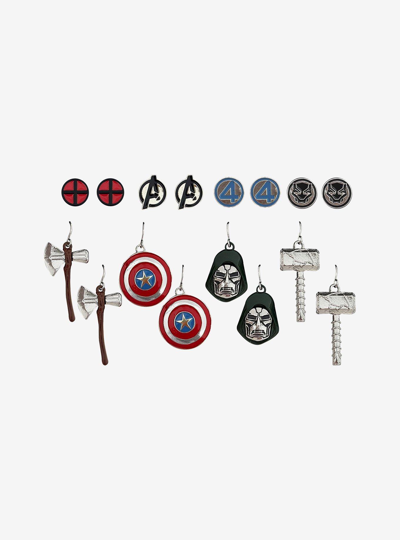 Marvel Avengers: Doomsday Weapons Earring Set, , alternate - view 2