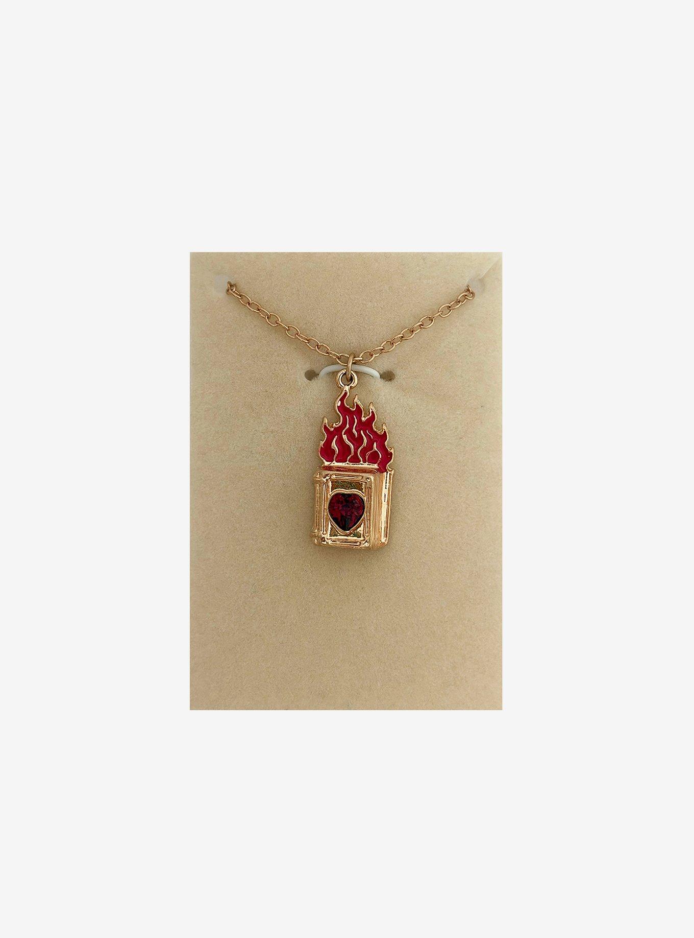 Thorn & Fable Slow Burn Book Necklace | Hot Topic