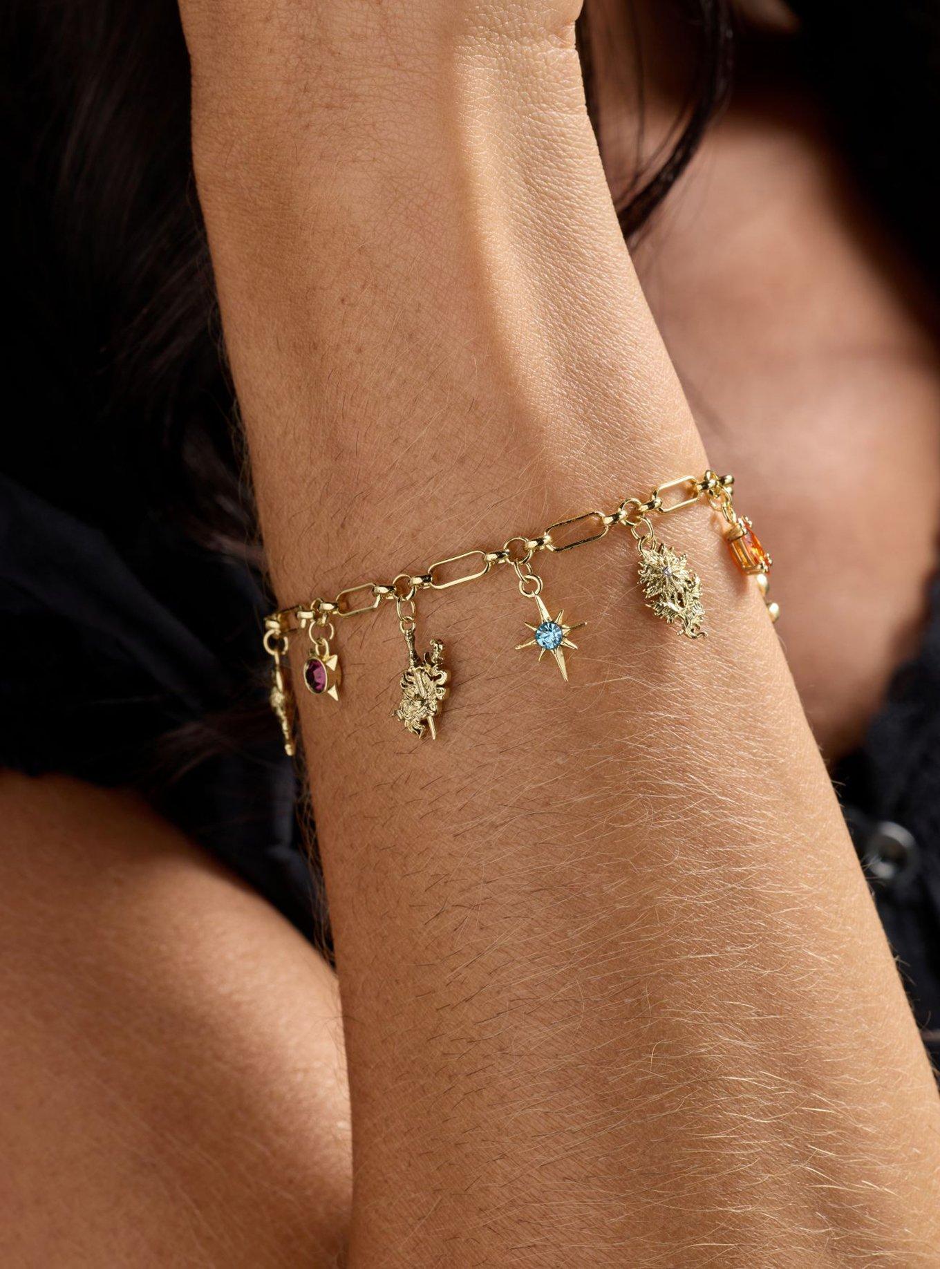 Alex and Ani A Court of Thorns and Roses Book Covers Charm Toggle Bracelet