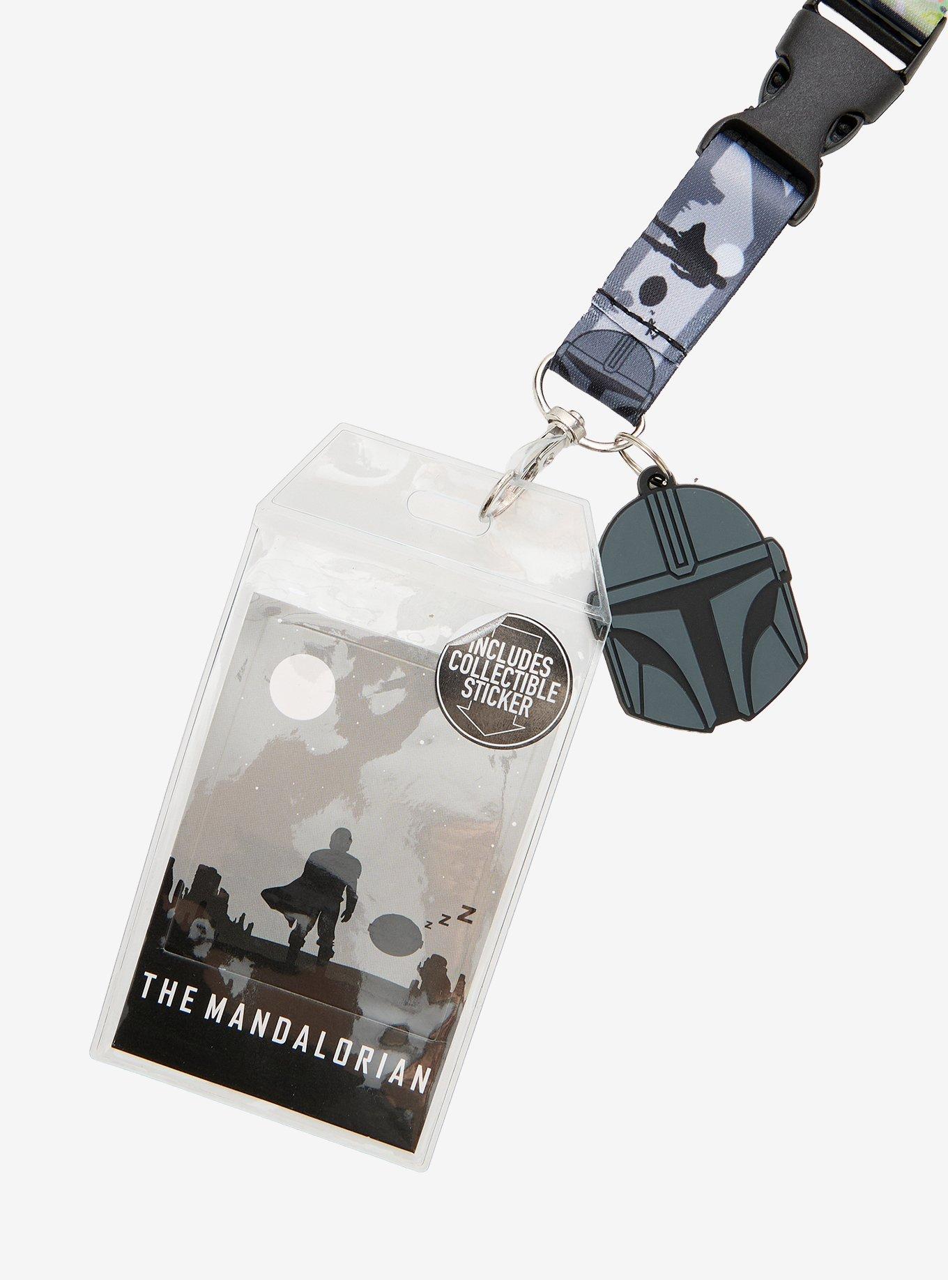 Star Wars The Mandalorian Helmet Charm Lanyard, , alternate - view 2