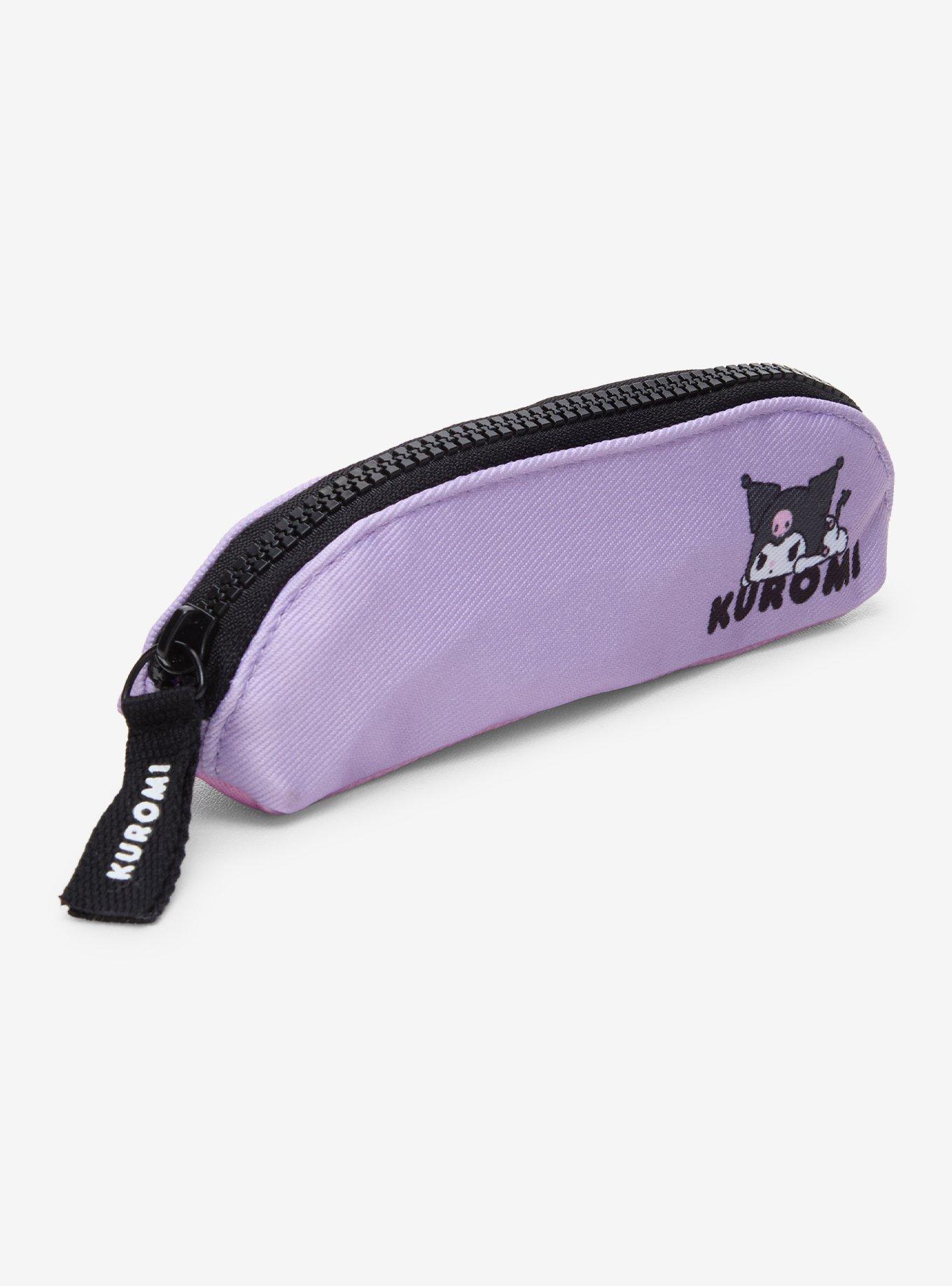 Sanrio Japan Originals Kuromi Laying Pencil Pouch, , hi-res