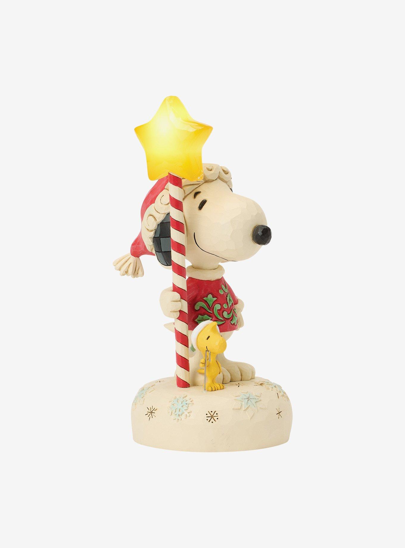 Jim Shore Peanuts Snoopy Light Up Star Staff Figurine, , alternate - view 3