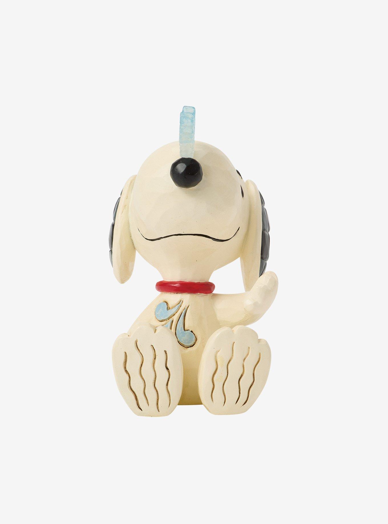 Jim Shore Peanuts Snoopy Snowflake on Nose Mini Figurine, , alternate - view 3
