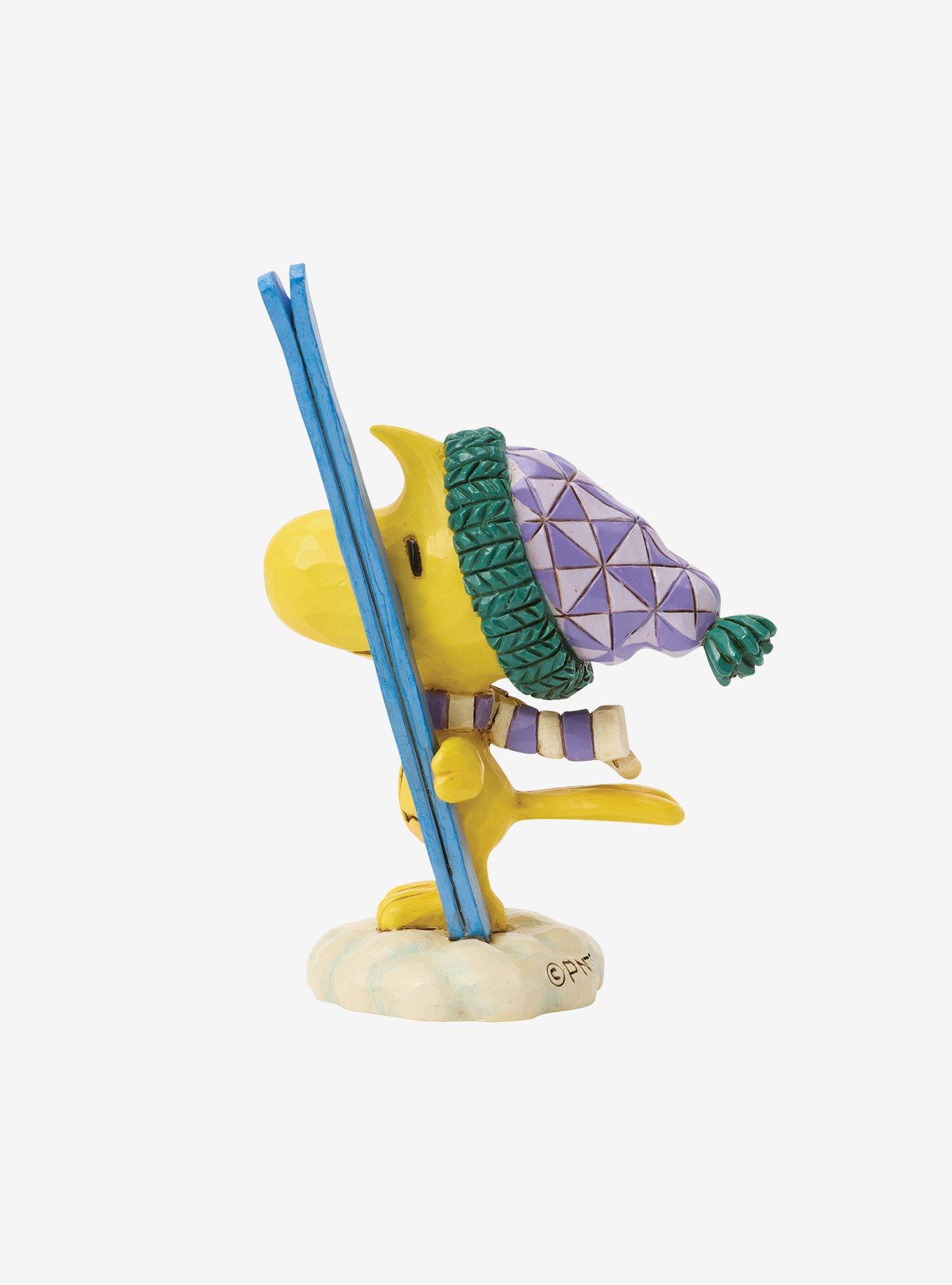 Jim Shore Peanuts Woodstock with Skis Mini Figurine, , alternate - view 4