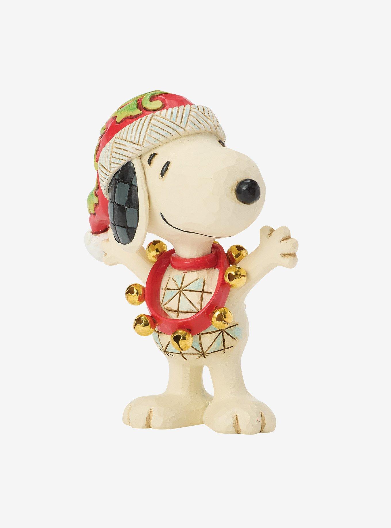 Jim Shore Peanuts Snoopy with Bells Mini Figurine, , hi-res