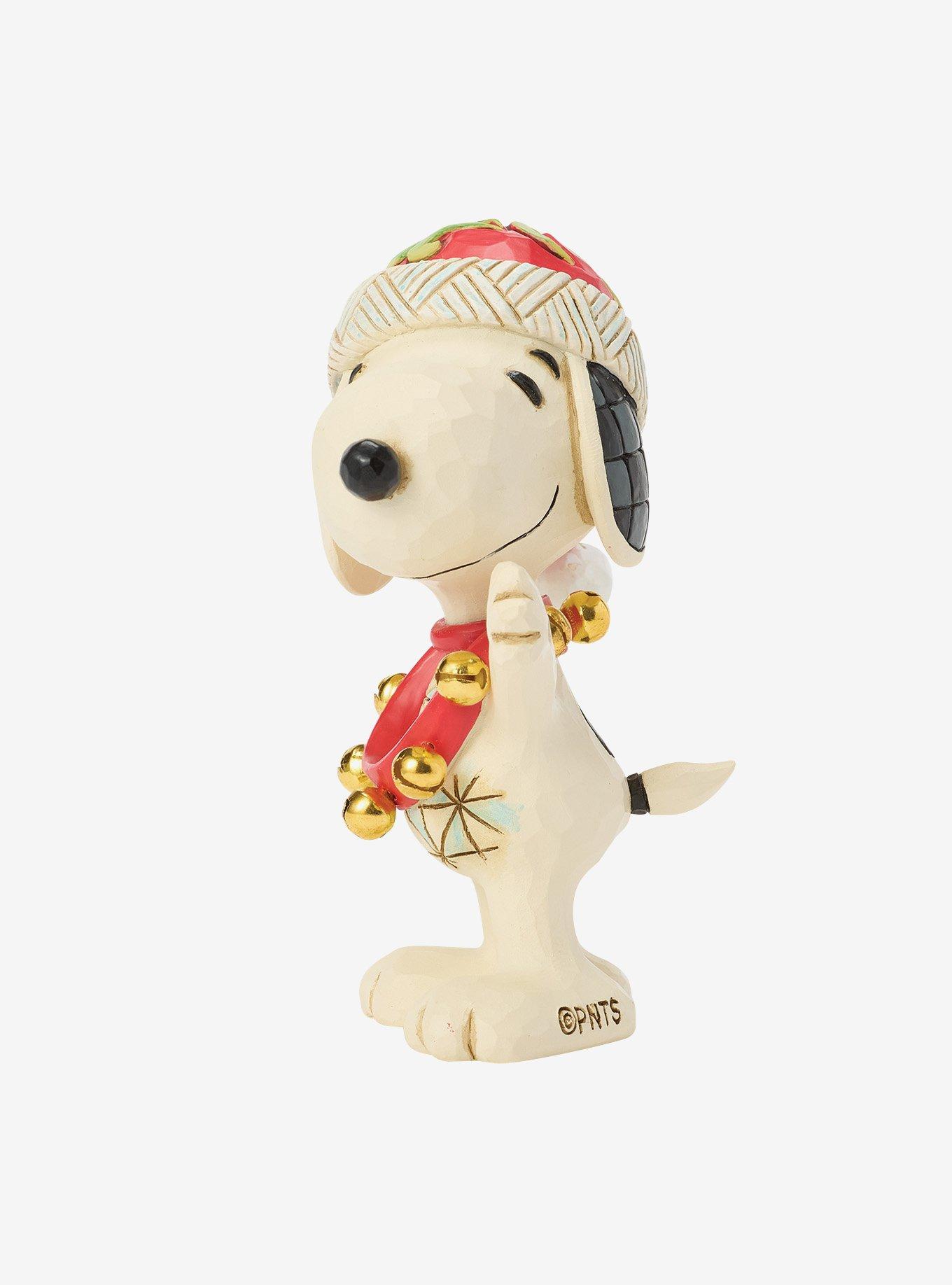 Jim Shore Peanuts Snoopy with Bells Mini Figurine, , alternate - view 3