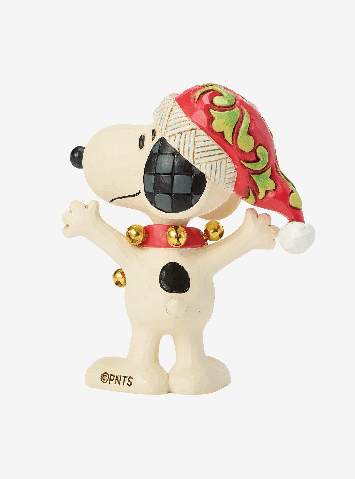 Jim Shore Peanuts Snoopy with Bells Mini Figurine, , alternate - view 4