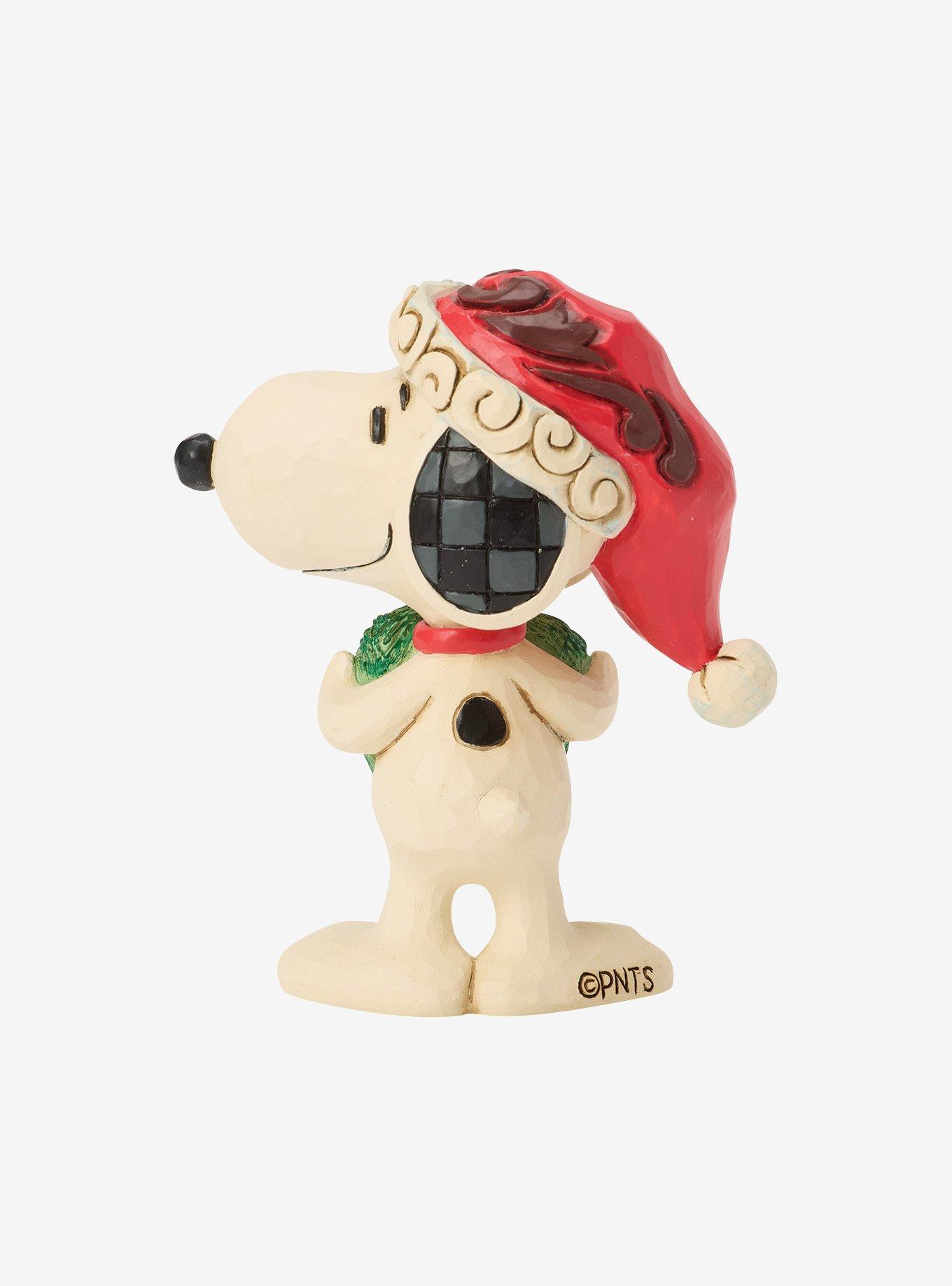 Jim Shore Peanuts Snoopy with Heart Wreath Mini Figurine, , alternate - view 5