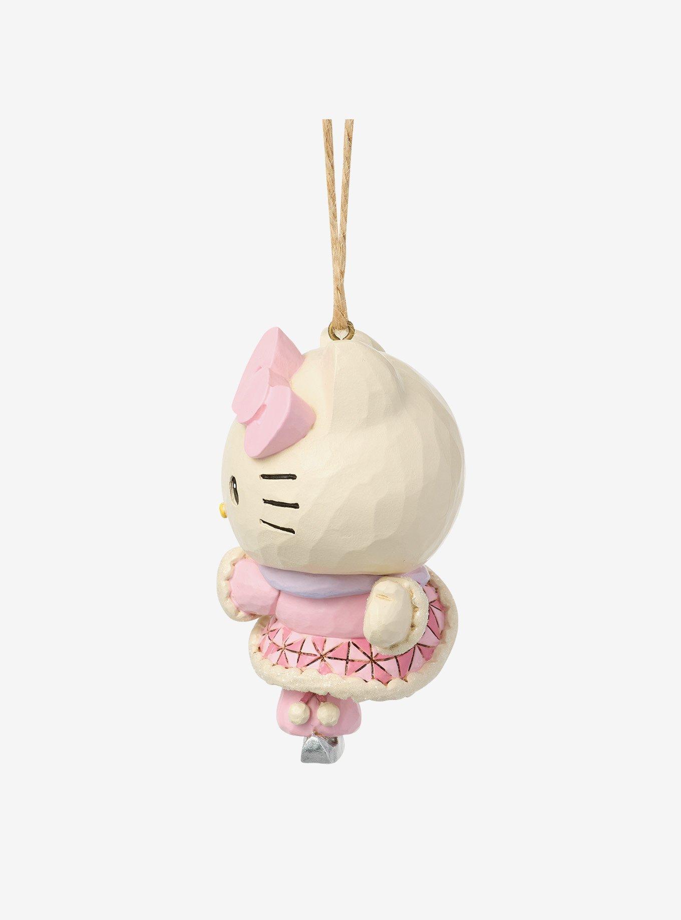 Jim Shore Sanrio Hello Kitty Ice Skating Hanging Ornament, , hi-res