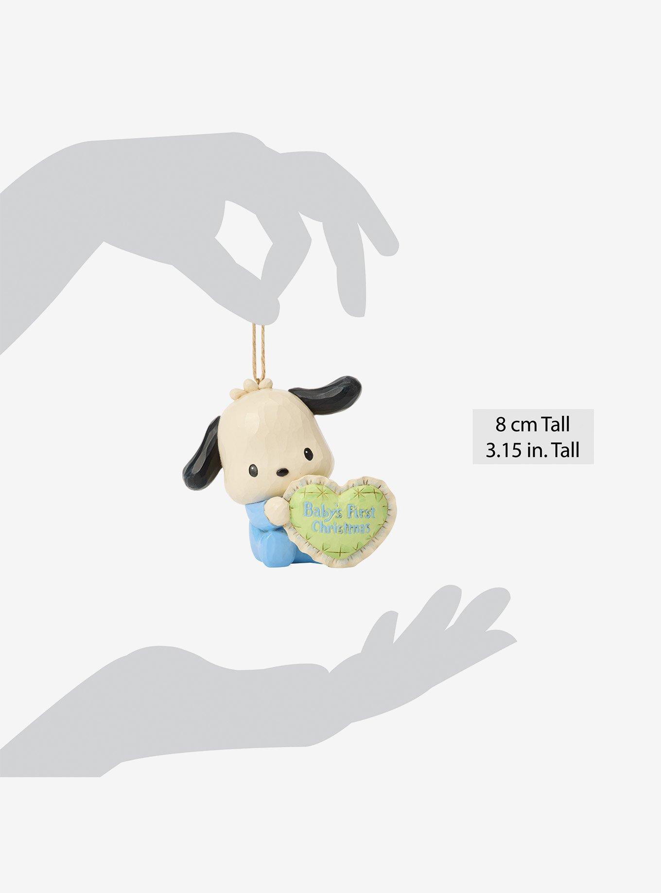 Jim Shore Sanrio Pochacco Baby's First Hanging Ornament, , alternate - view 5