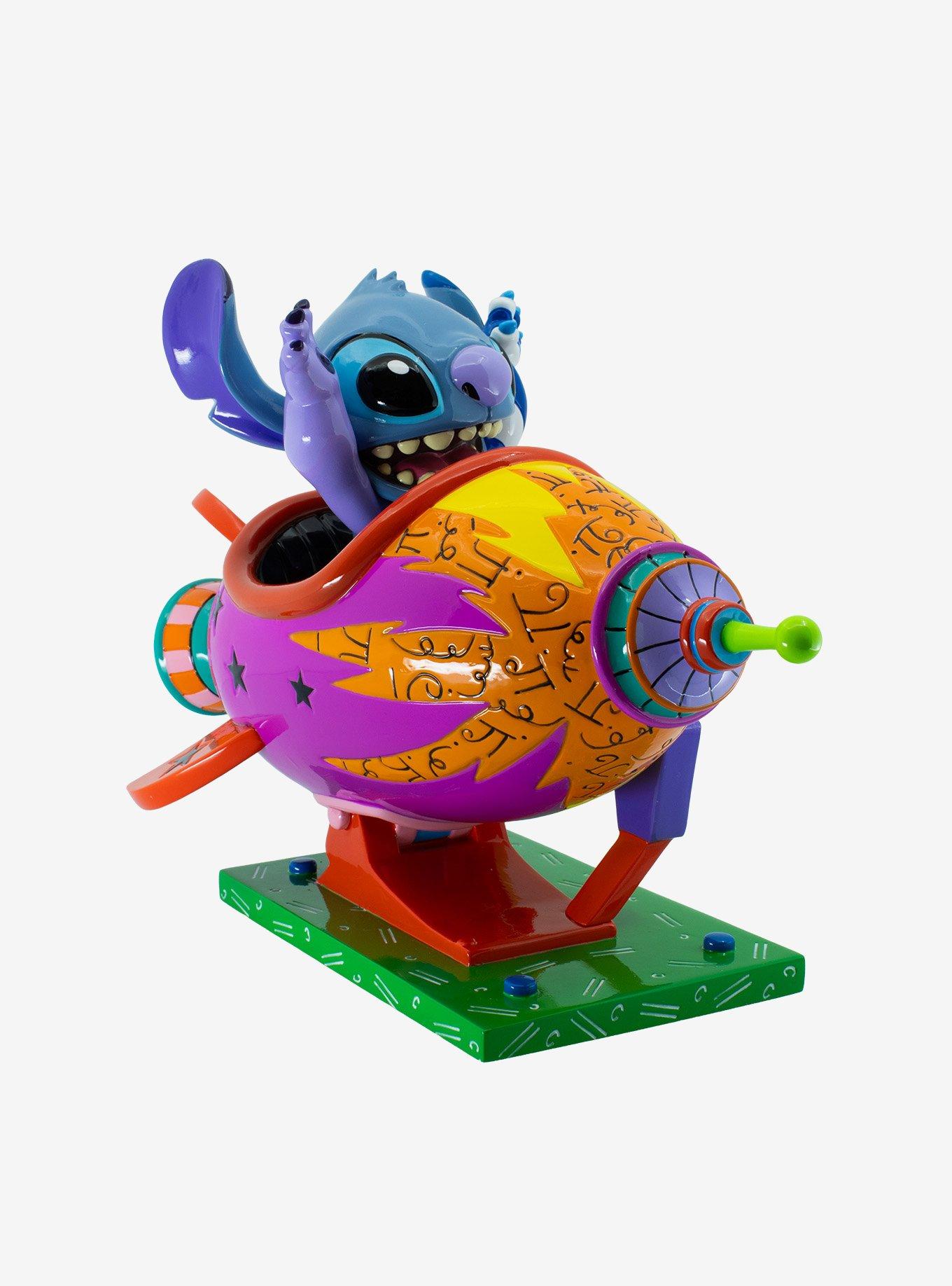 Disney Britto Stitch Rocket Ship Figurine, , alternate - view 3