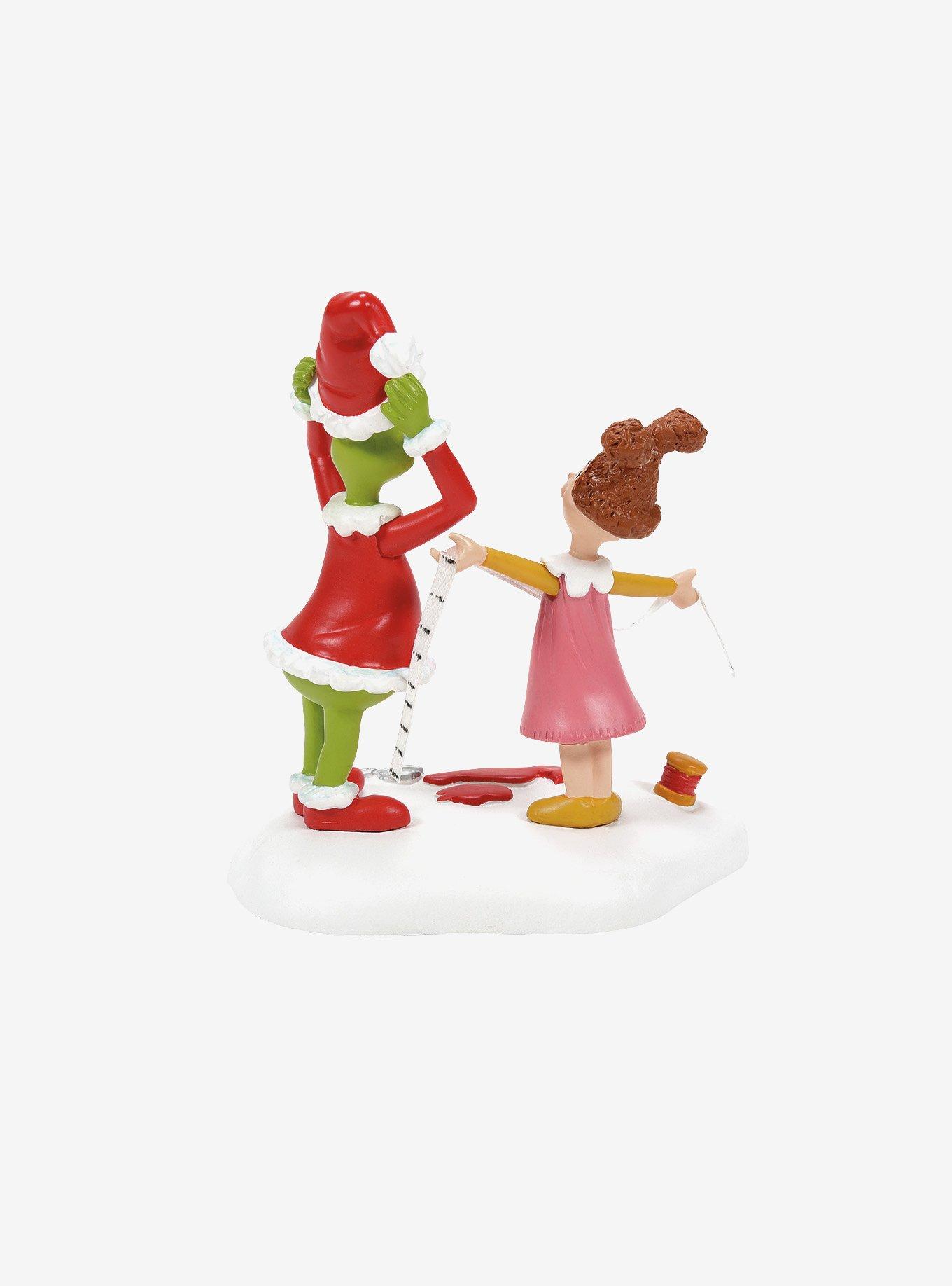 Department 56 Grinch Village Being Fitted for a Santy Suit Figurine, , hi-res