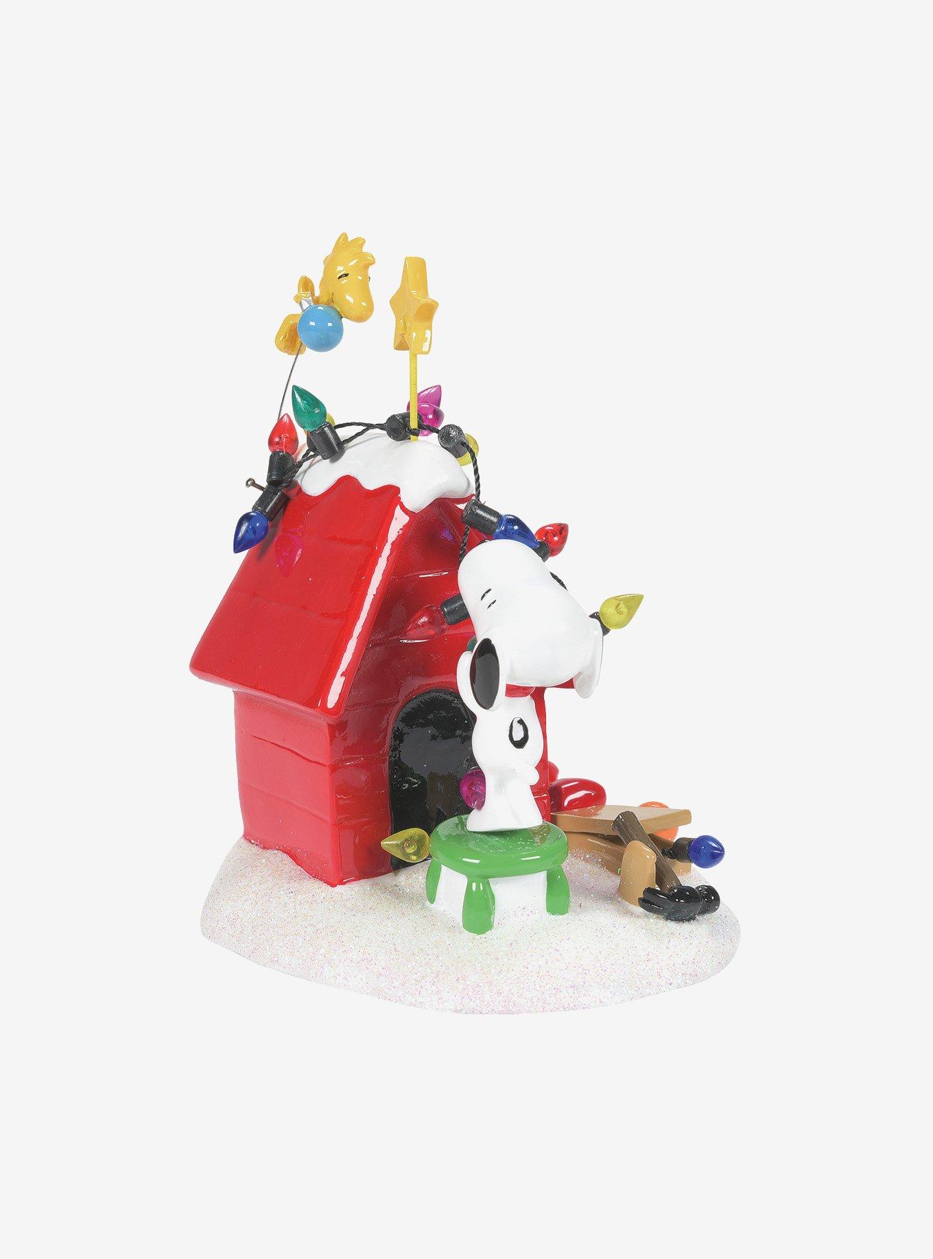 Department 56 Peanuts Village Getting Ready for Christmas Figurine