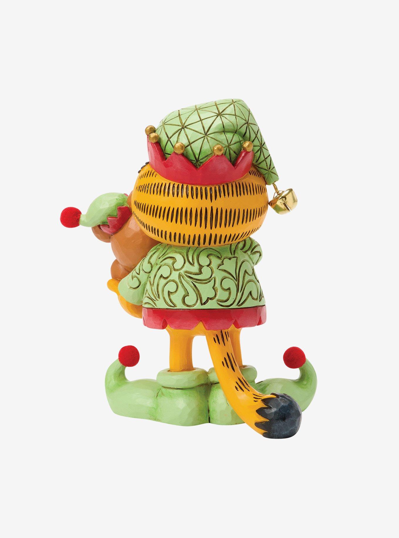 Jim Shore Garfield Garfield and Pooky in Elf Cost Figurine, , alternate - view 4