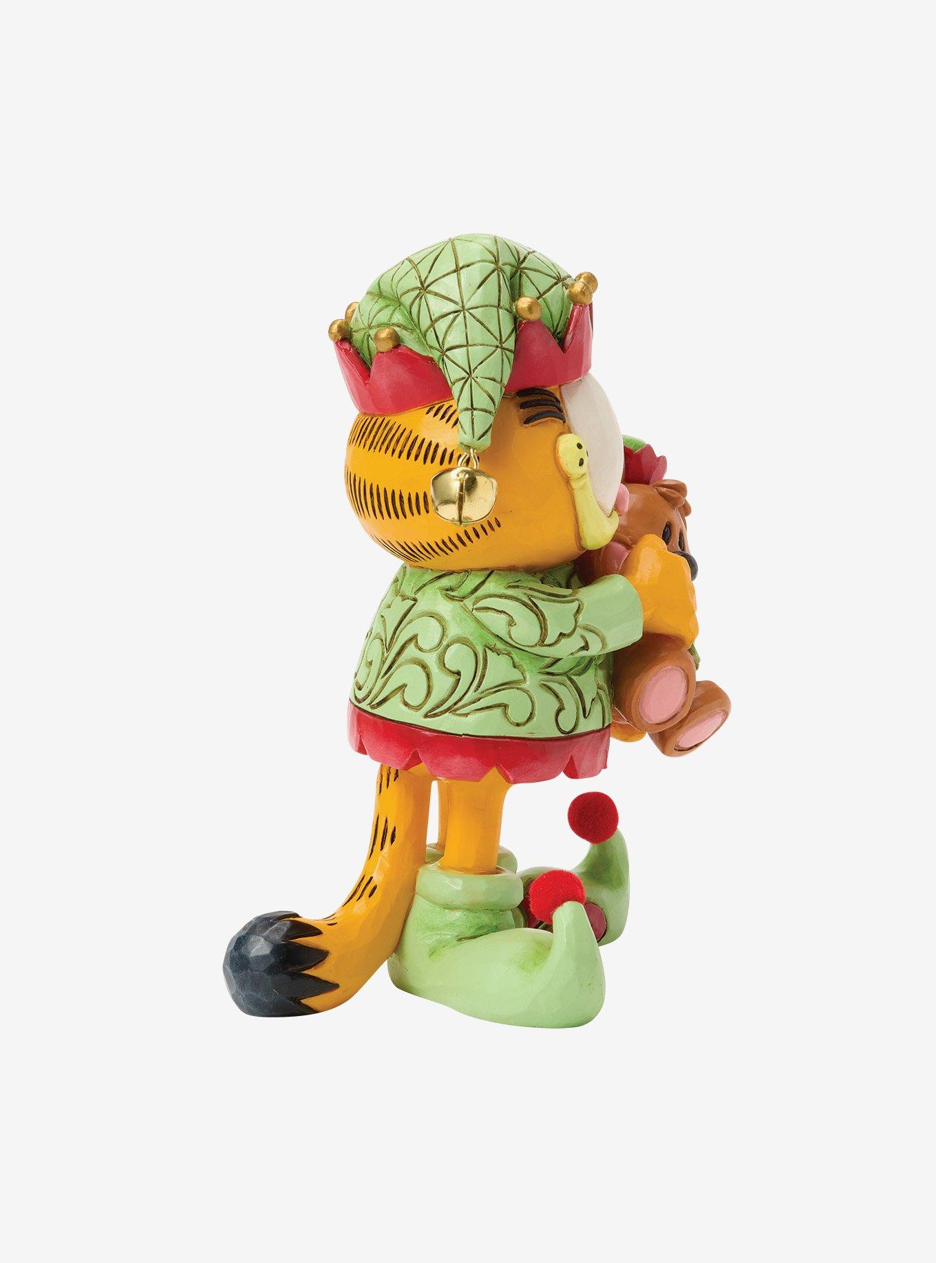 Jim Shore Garfield Garfield and Pooky in Elf Cost Figurine, , alternate - view 5