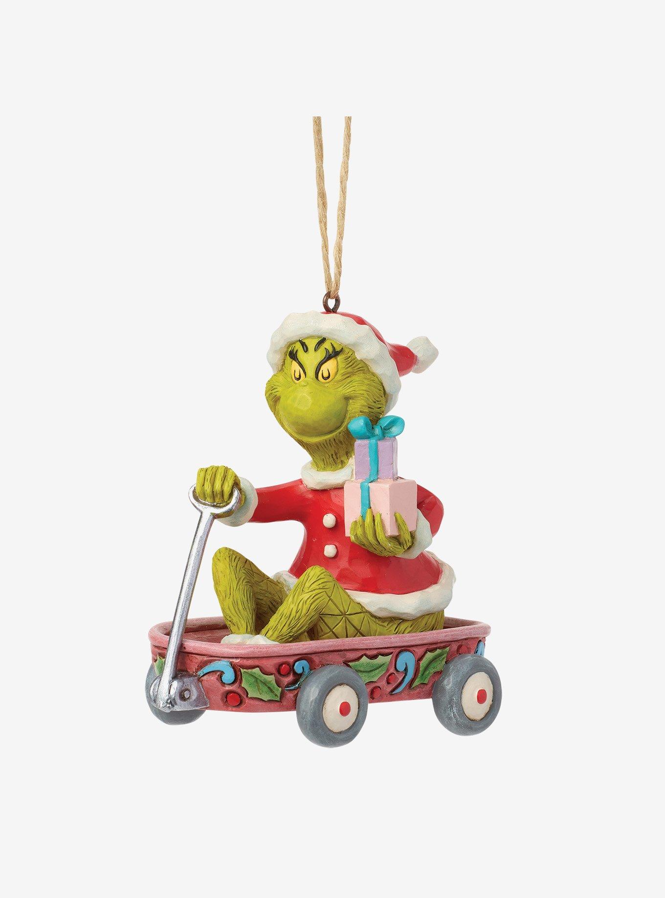 Jim Shore Grinch Grinch in Wagon Hanging Ornament