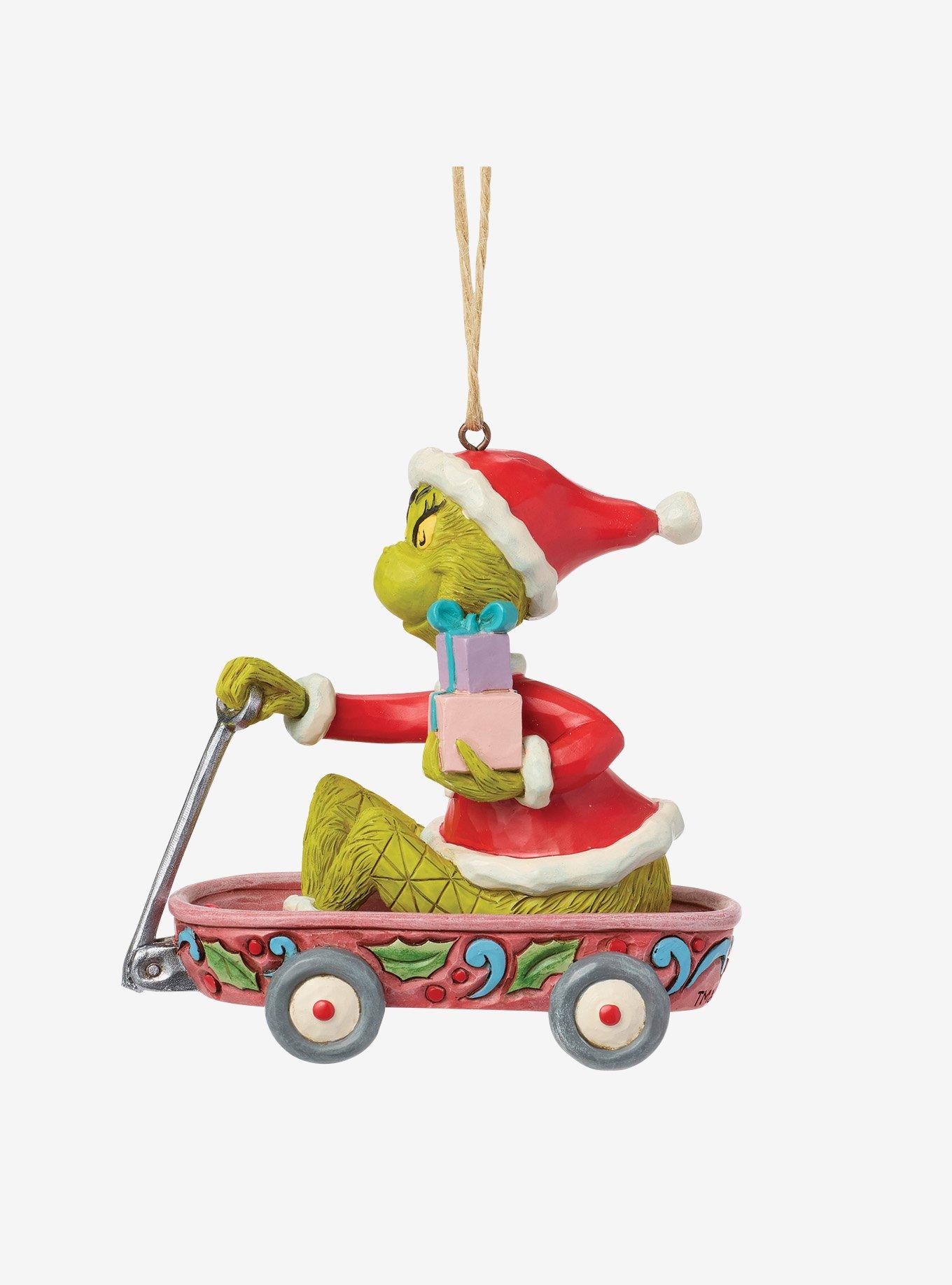 Jim Shore Grinch Grinch in Wagon Hanging Ornament, , alternate - view 4