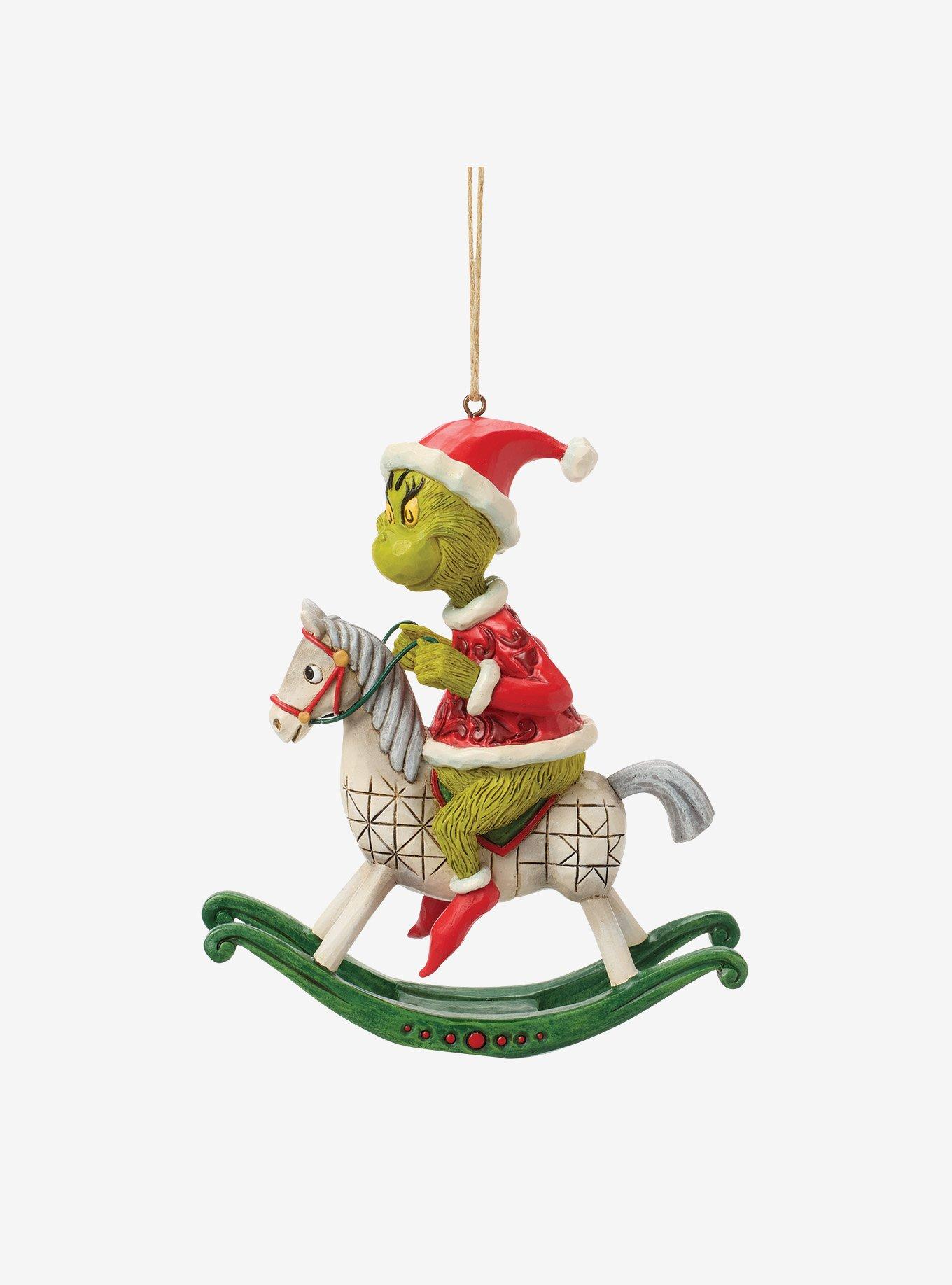 Jim Shore Grinch Grinch on Rocking Horse Hanging Ornament, , alternate - view 3