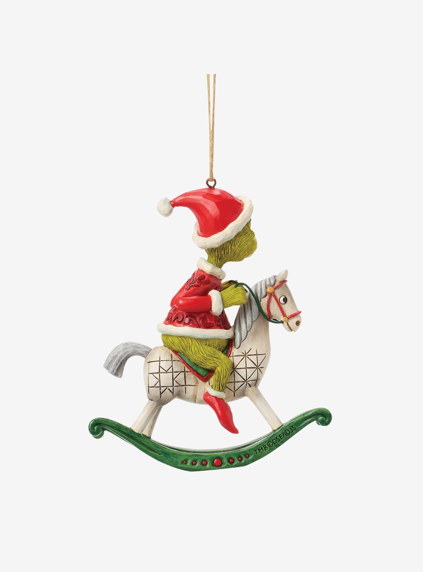 Jim Shore Grinch Grinch on Rocking Horse Hanging Ornament, , alternate - view 5