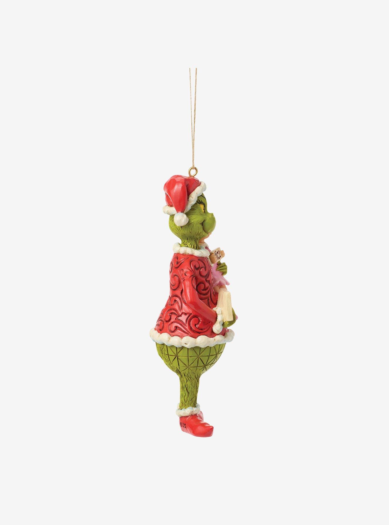 Jim Shore Grinch Grinch and Cindy Lou with Sign Hanging Ornament, , alternate - view 4