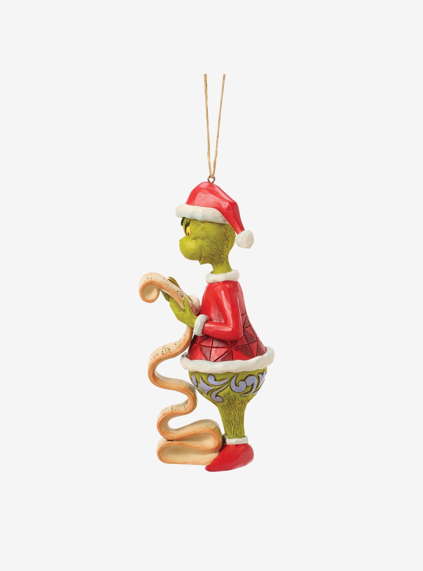 Jim Shore Grinch Grinch with List Ornament Hanging Ornament, , alternate - view 3
