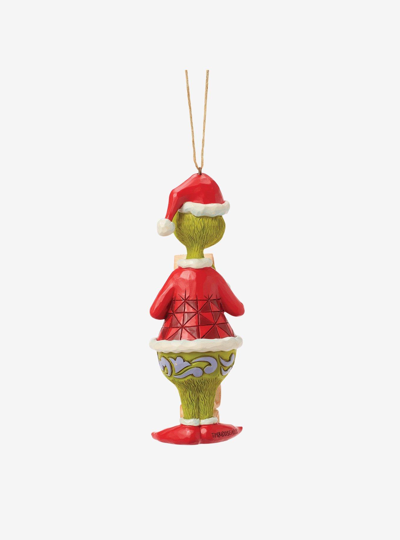 Jim Shore Grinch Grinch with List Ornament Hanging Ornament, , alternate - view 4
