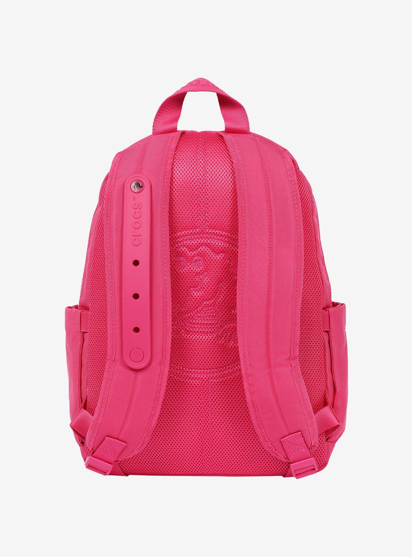 Crocs Lightweight Backpack With Molded Front Storage Pocket Berry Pink, , hi-res