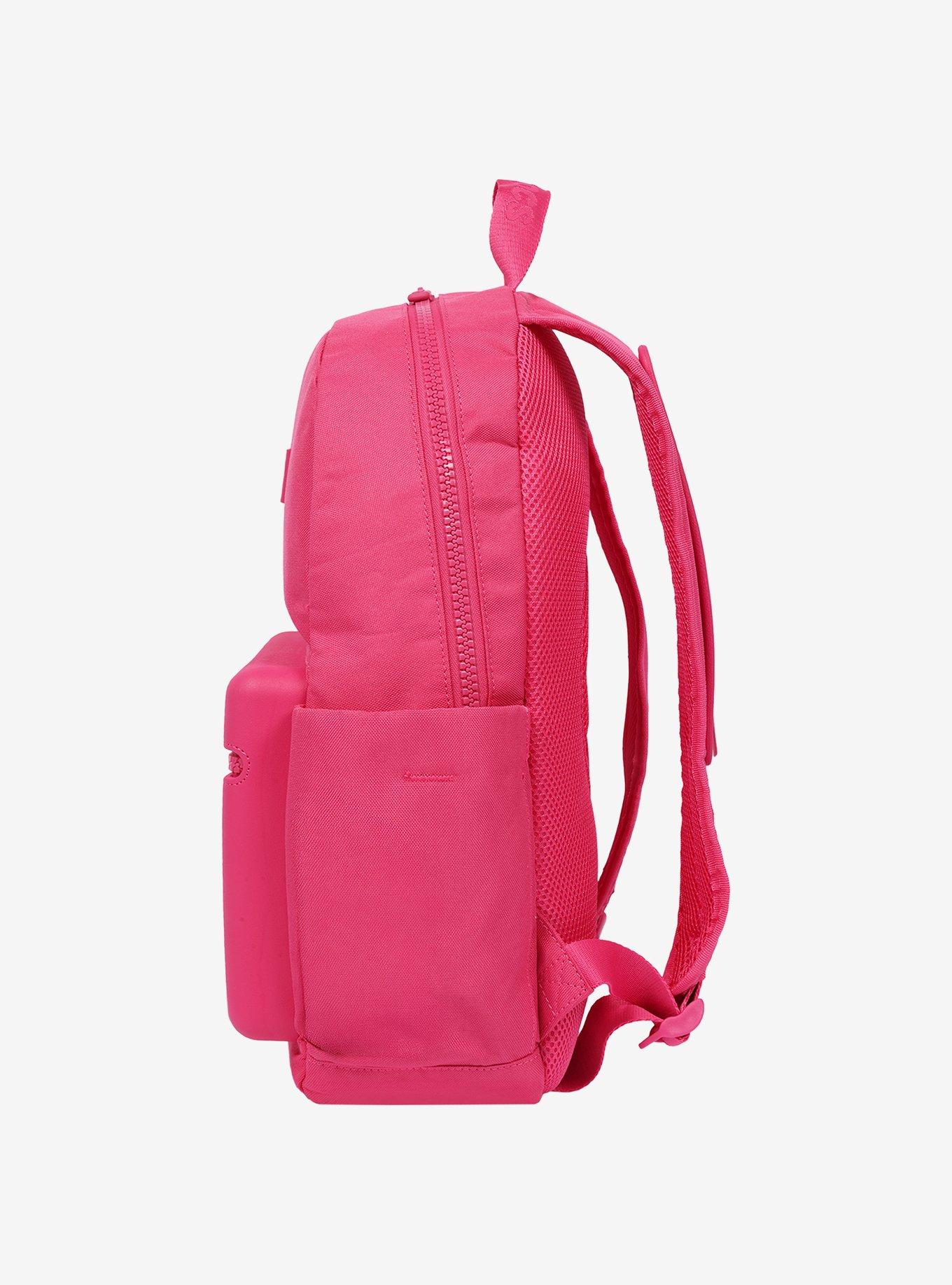 Crocs Lightweight Backpack With Molded Front Storage Pocket Berry Pink, , alternate - view 4