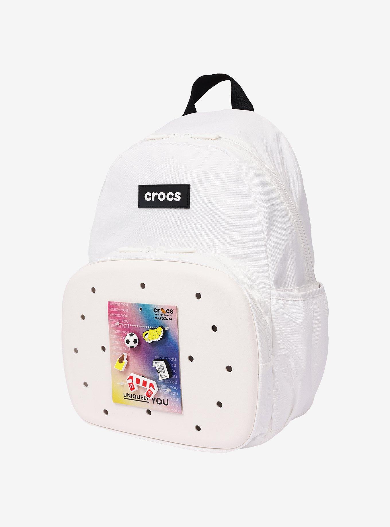 Crocs Backpack with EVA Front Pocket White, , alternate - view 3