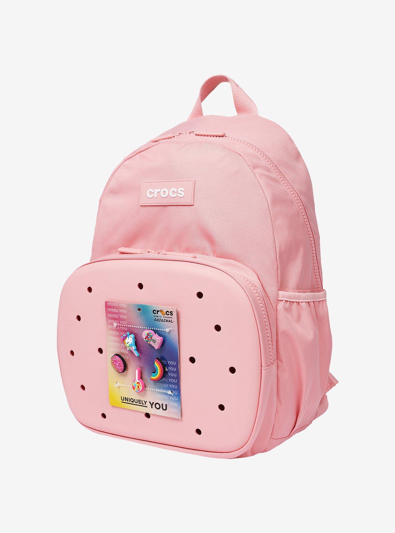 Crocs Backpack with EVA Front Pocket Powder Pink, , alternate - view 3