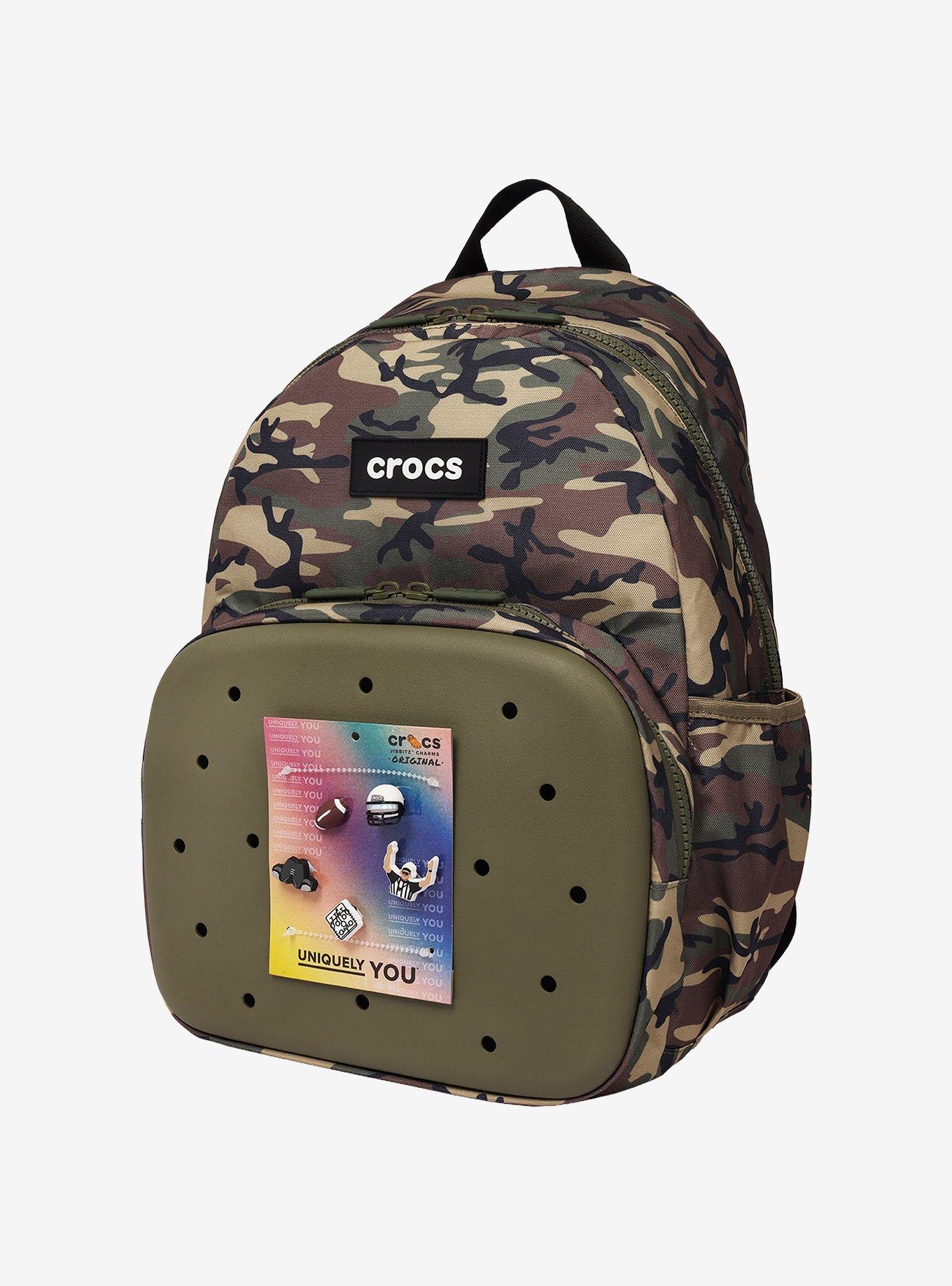 Crocs Camo Backpack with EVA Front Pocket Camouflage, , alternate - view 3