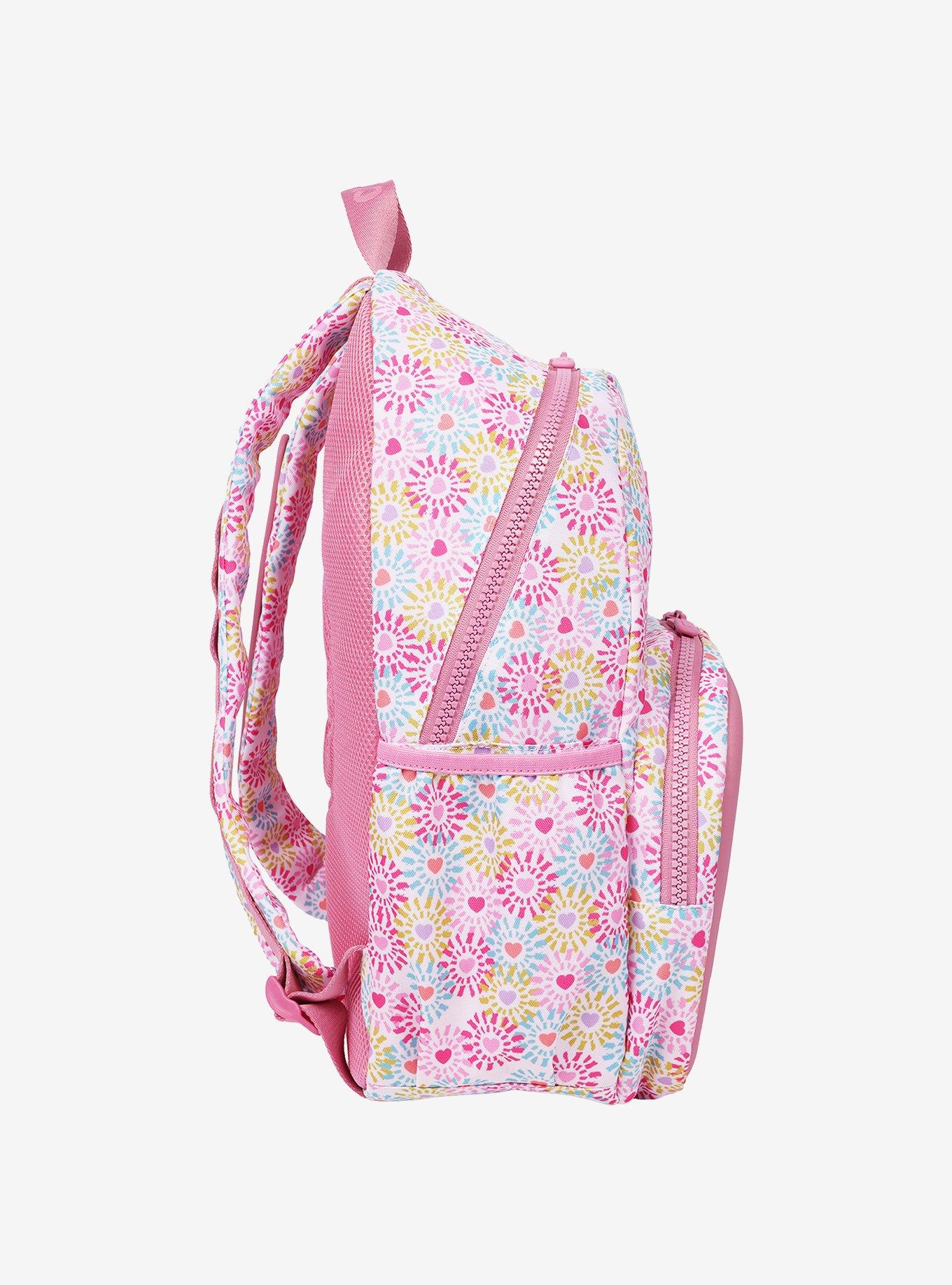 Crocs Floral Backpack with EVA Front Pocket Pink Floral, , alternate - view 4
