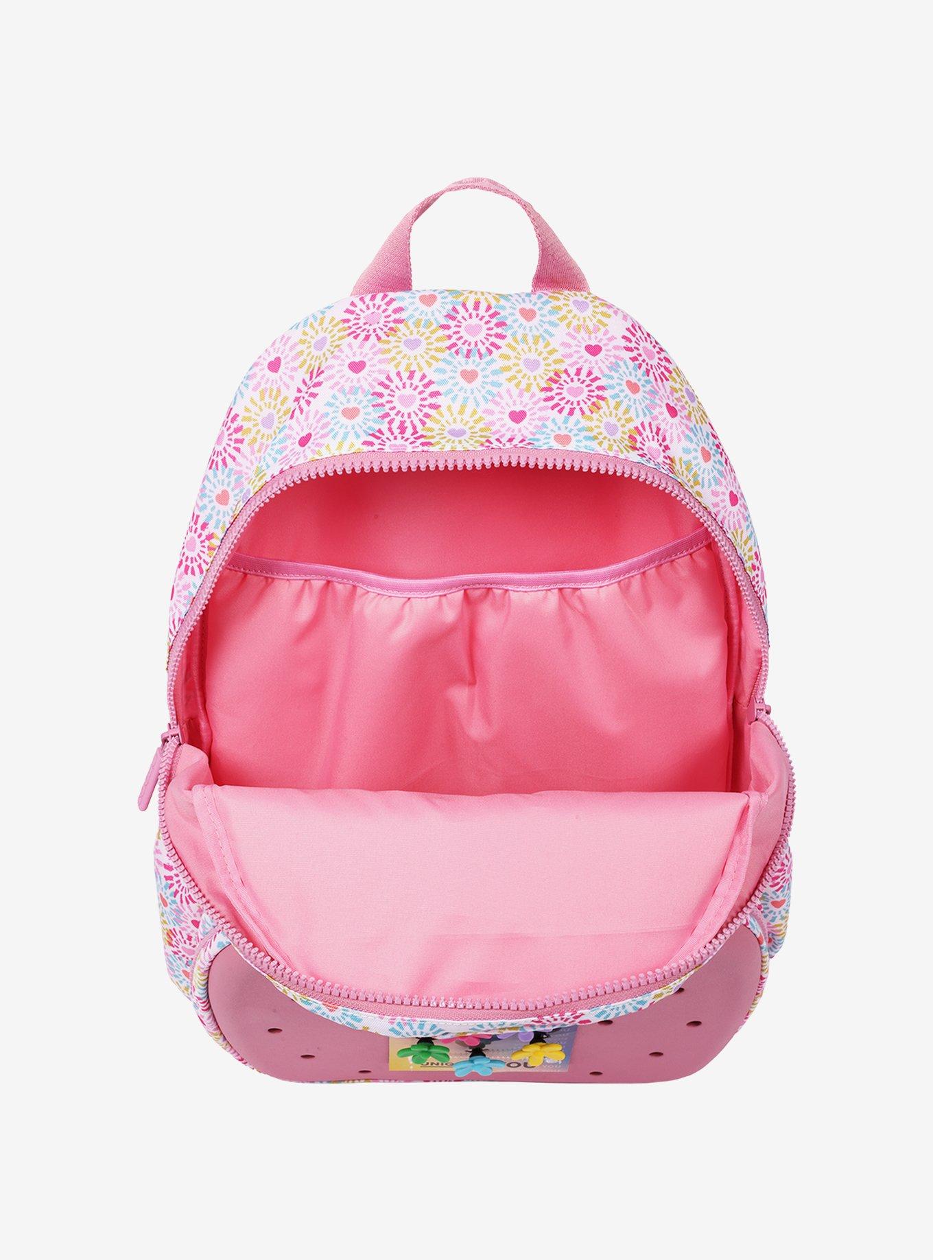 Crocs Floral Backpack with EVA Front Pocket Pink Floral, , alternate - view 5
